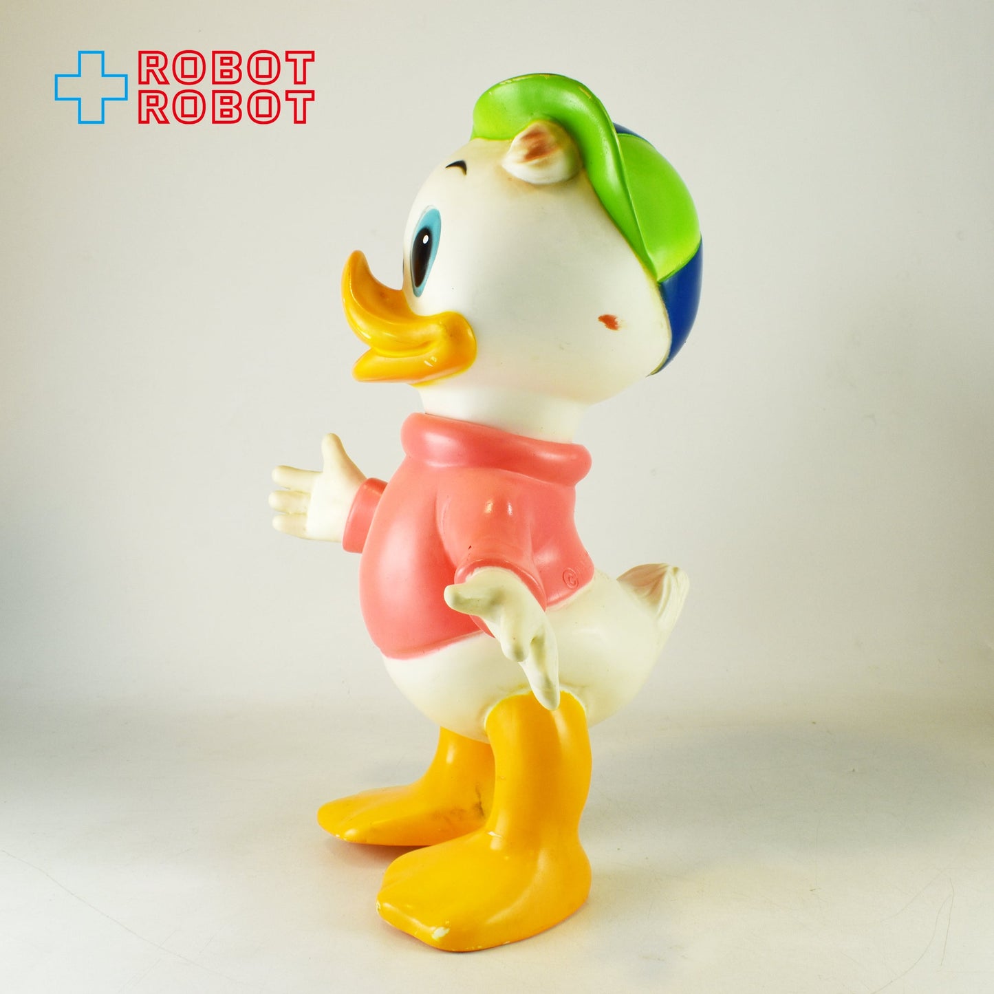 中嶋製作所 ディズニー ヒューイ ダックナヒュー ビニールフィギュア ピンクシャツ