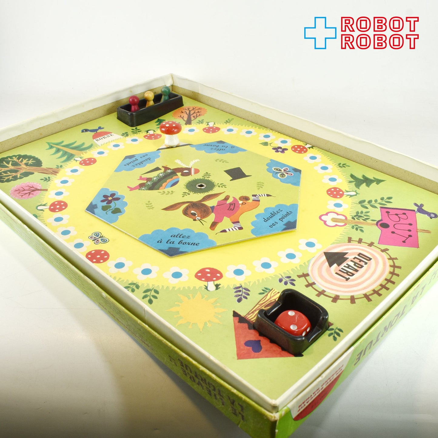 ネイサン ビンテージ ボード ゲーム ウサギとカメ 1968 箱入り