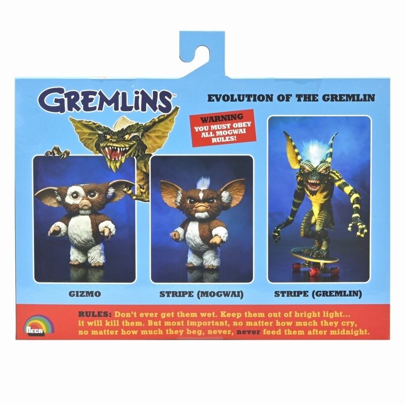 ネカ グレムリン Evolution of a Gremlin グレムリンの進化 モグワイ＆グレムリン アクションフィギュア 40th アニバーサリー ボックス 未開封　　