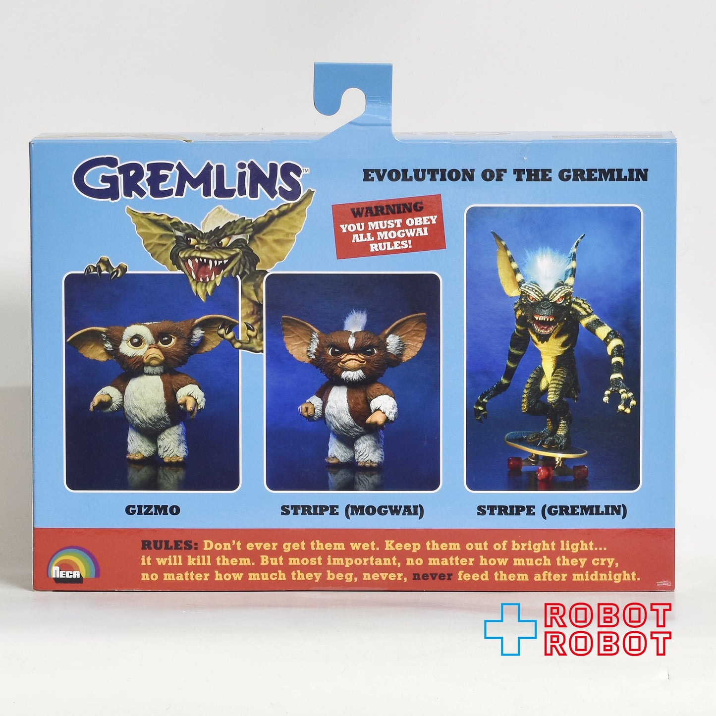 ネカ グレムリン Evolution of a Gremlin グレムリンの進化 モグワイ＆グレムリン アクションフィギュア 40th アニバーサリー ボックス 未開封　　