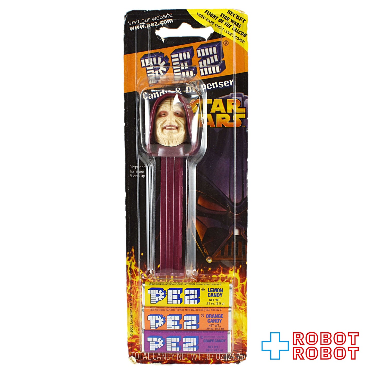 PEZ スター・ウォーズ パルパティーン アメリカ台紙入り 未開封