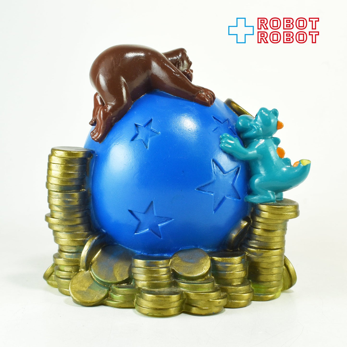 プラネット・ハリウッド ソフビ貯金箱 底フタ欠