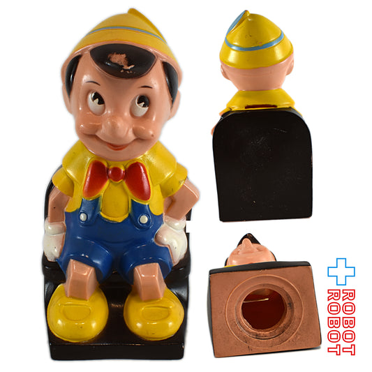 プレイパル ピノキオ お座りスモール ソフビ貯金箱