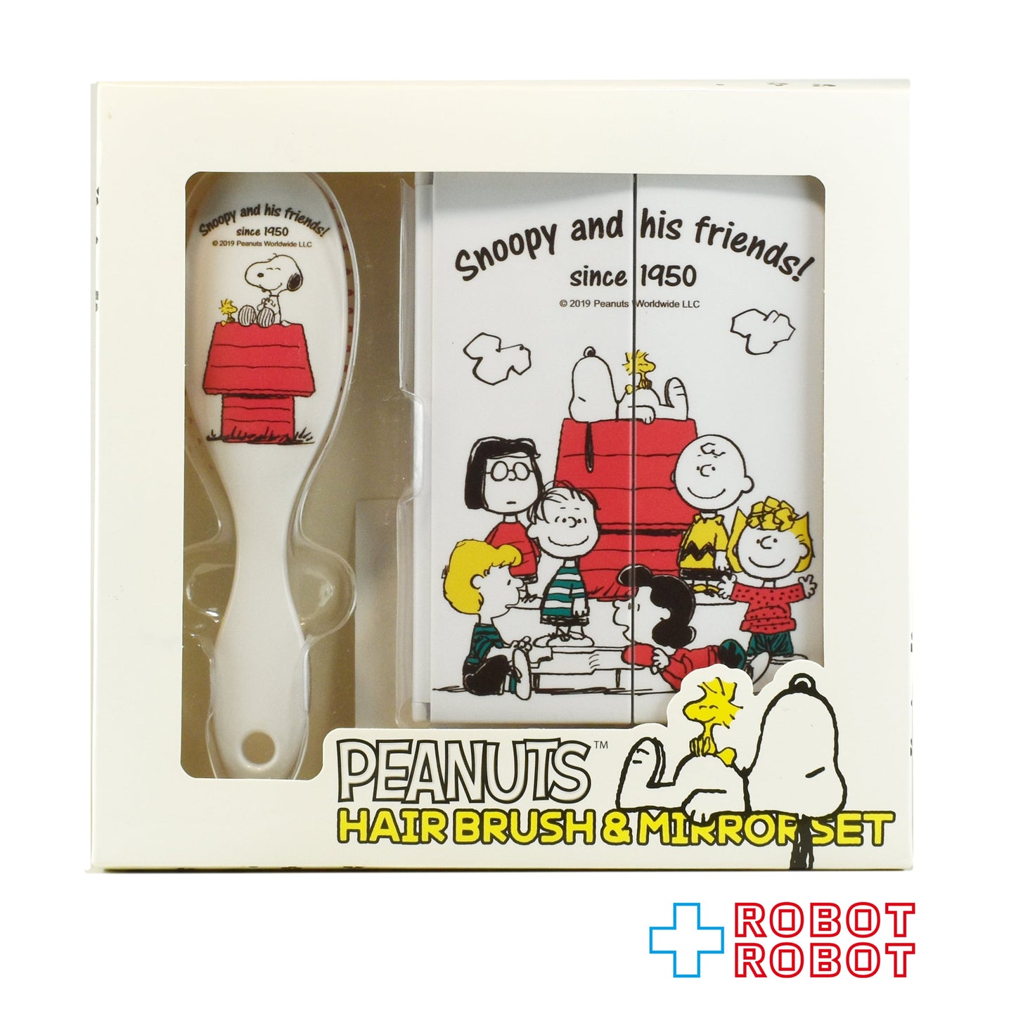 ピーナッツ スヌーピー ヘアブラシ & ミラー セット 未開封