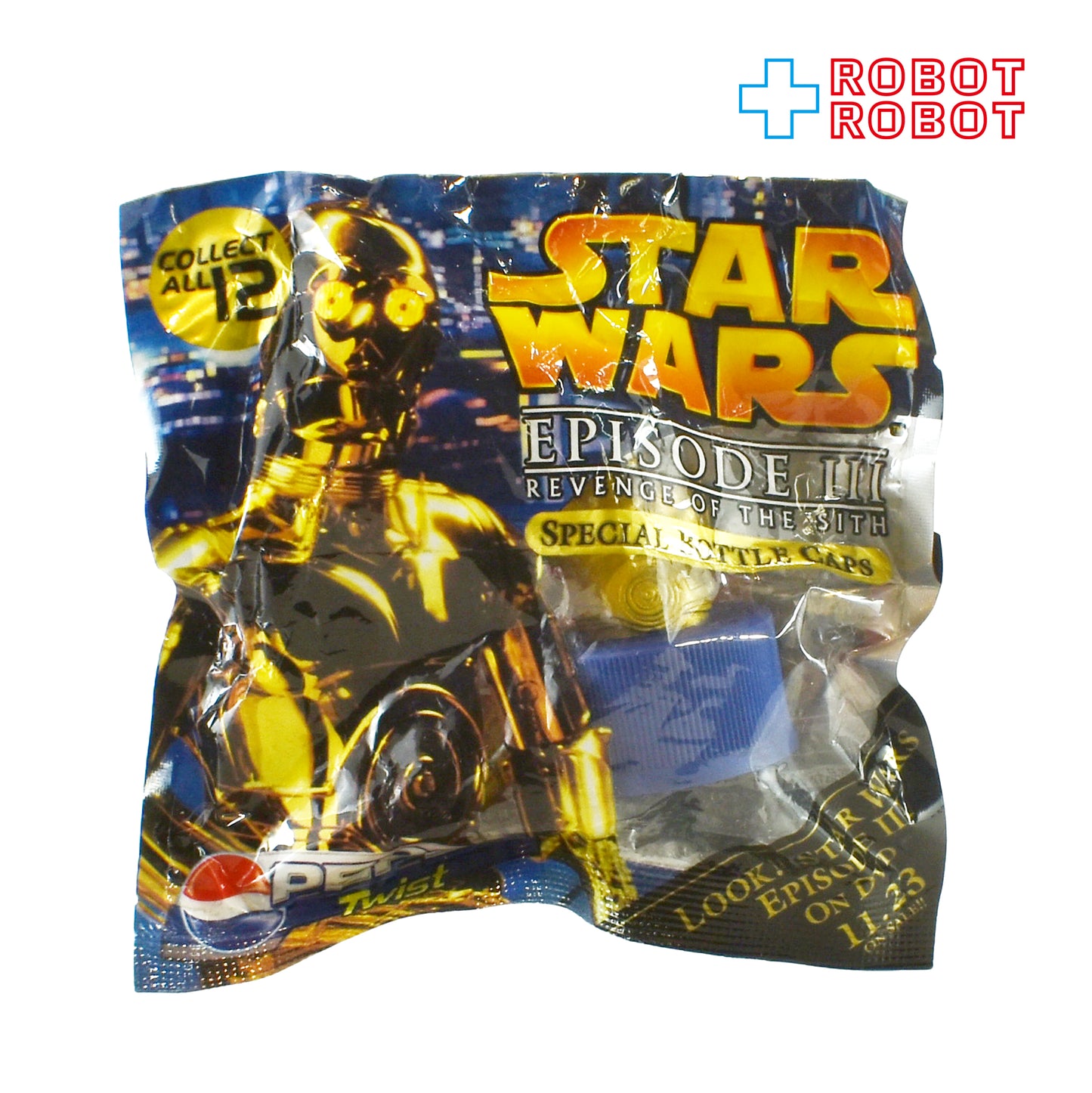 ペプシ スター・ウォーズ エピソード3  05 C-3PO スペシャル・ボトルキャップ 未開封
