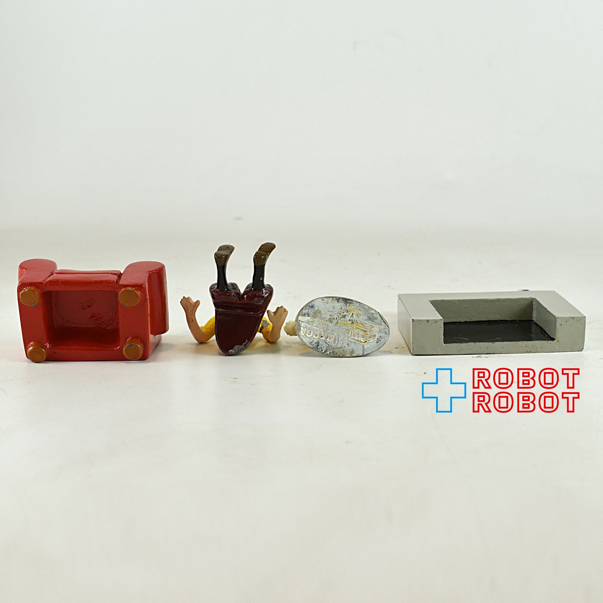 タンタンの冒険　メタル　フラット　フィギュア　4点セット タンタンの冒険 タンタン ダイキャスト フィギュアリン セット