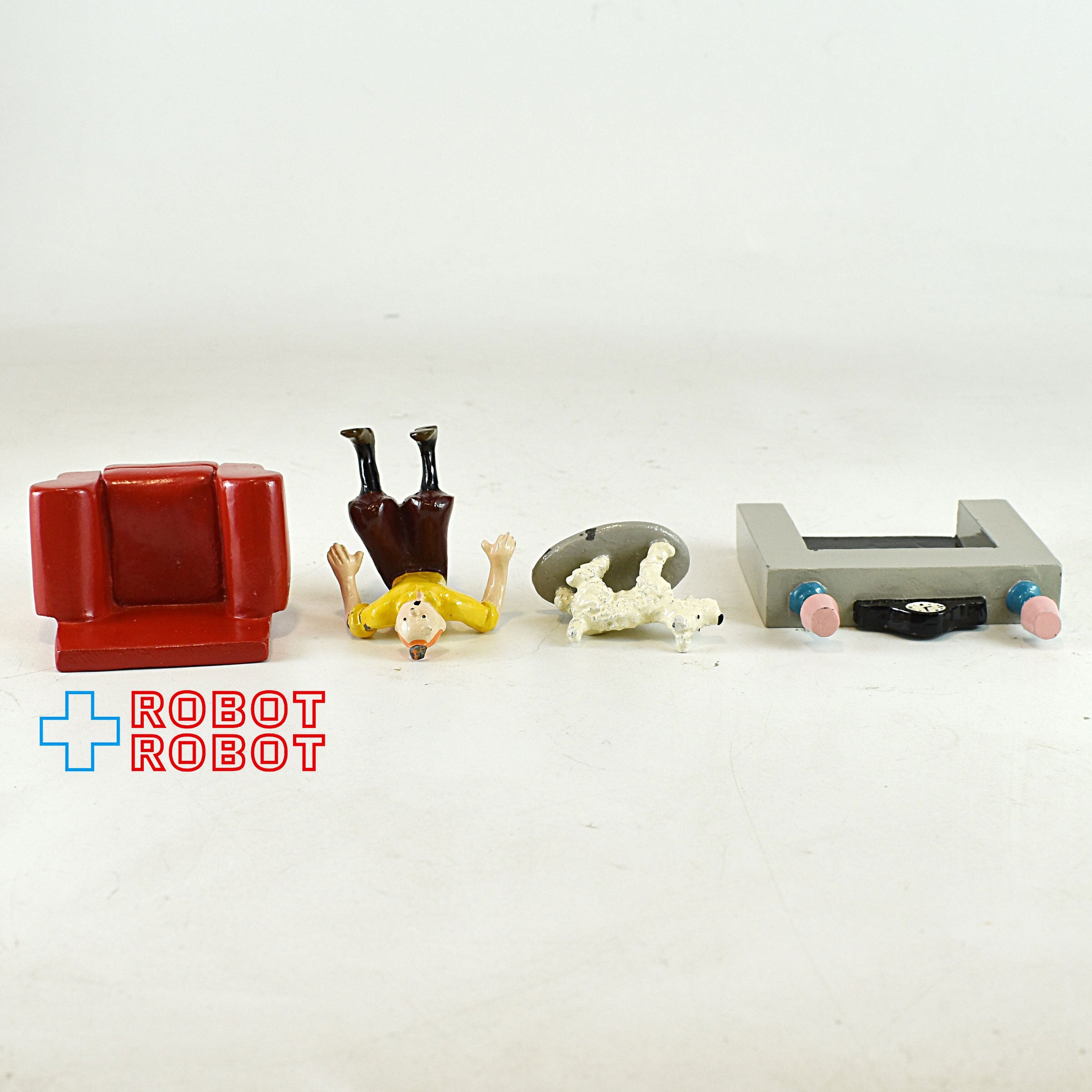 タンタンの冒険 タンタン ダイキャスト フィギュアリン セット