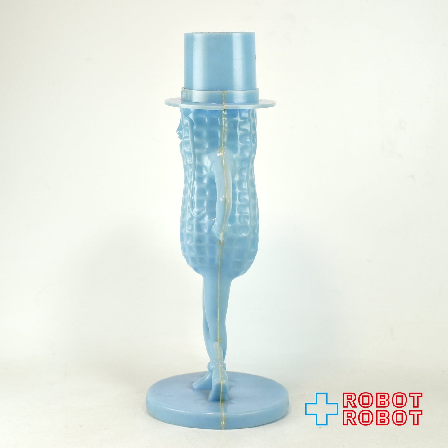 プランターズ ミスター・ピーナッツ プラスチック貯金箱 水色 ※難有り