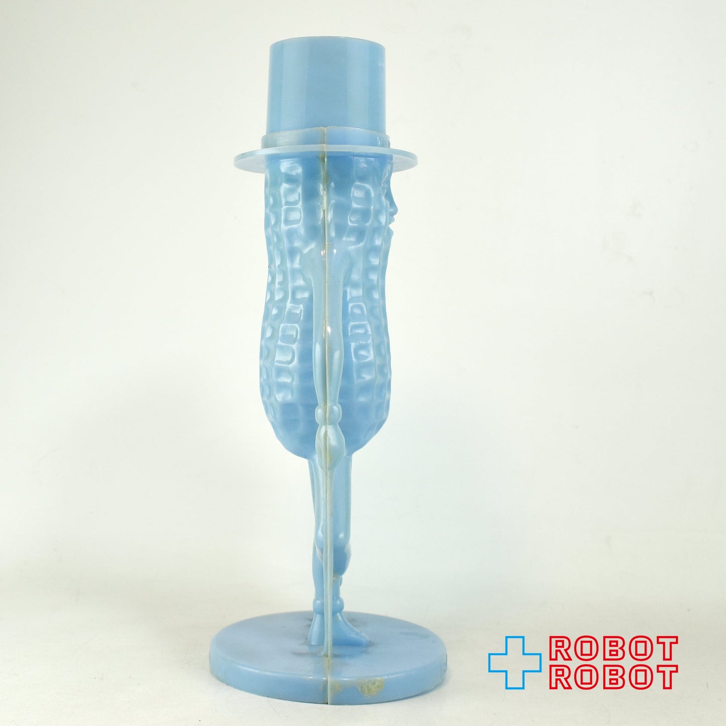 プランターズ ミスター・ピーナッツ プラスチック貯金箱 水色 ※難有り