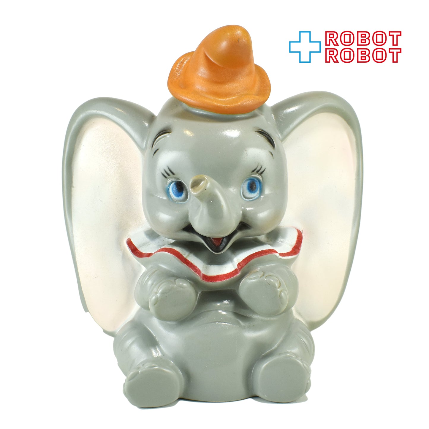 プレイパル デイズニー ダンボ 赤色帽子 ソフビ貯金箱 ウォルトディズニープロダクション