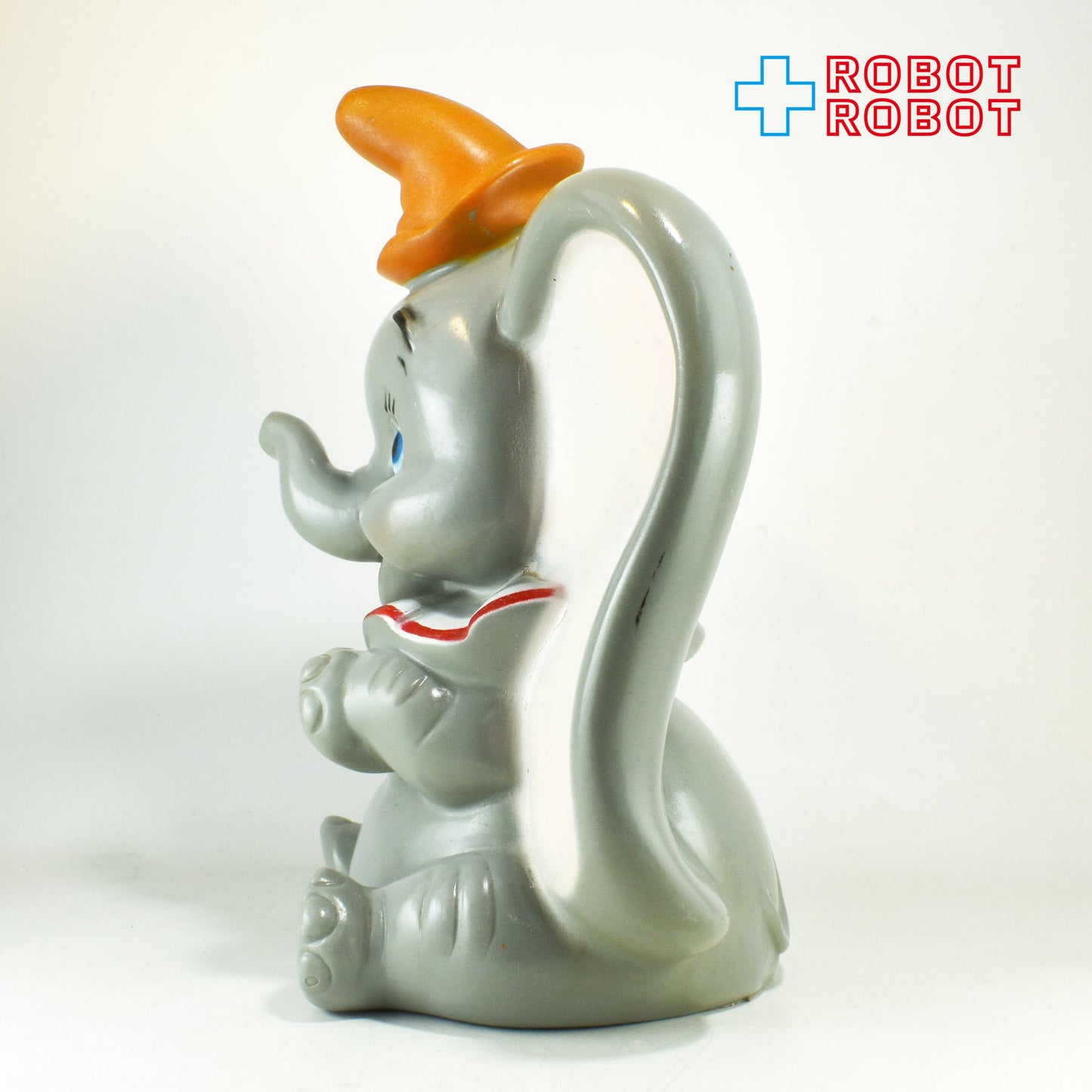 プレイパル デイズニー ダンボ 赤色帽子 ソフビ貯金箱 ウォルトディズニープロダクション