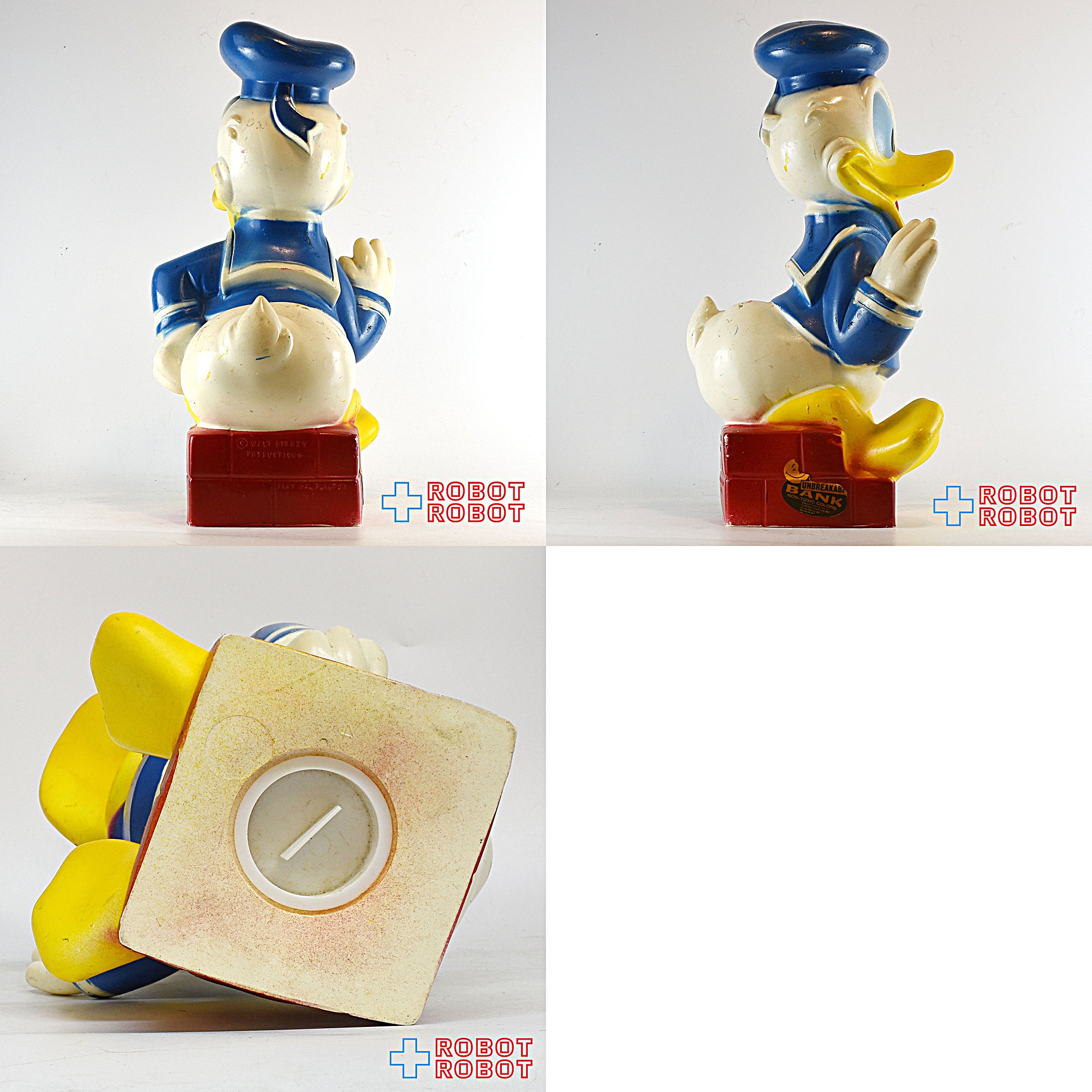 プレイパル社 ドナルドダック ソフビ貯金箱 バンク フィギュア