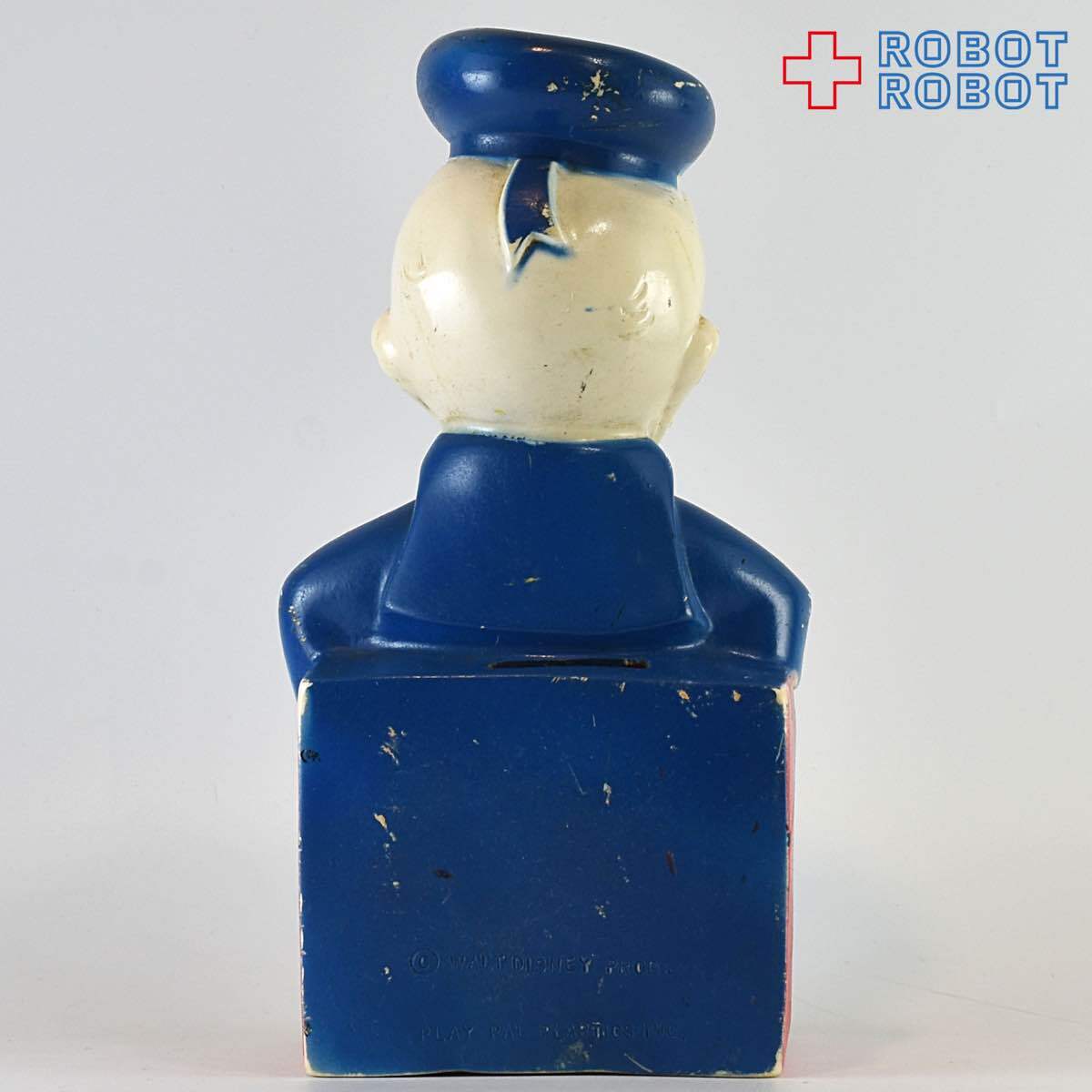 プレイパル ディズニー ドナルドダック ソフビ貯金箱 19センチ