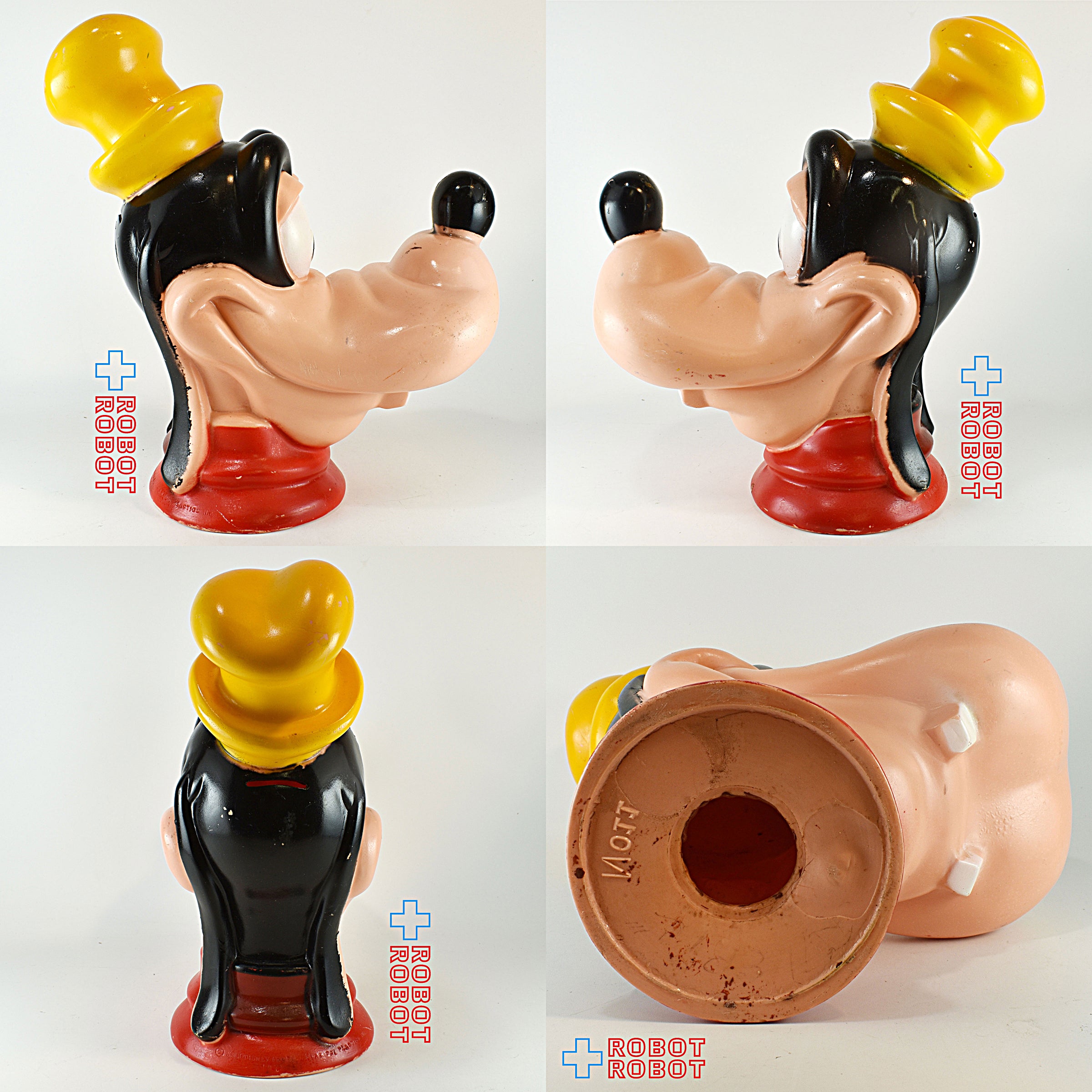 プレイパル ディズニー グーフィー ヘッド ソフビ貯金箱