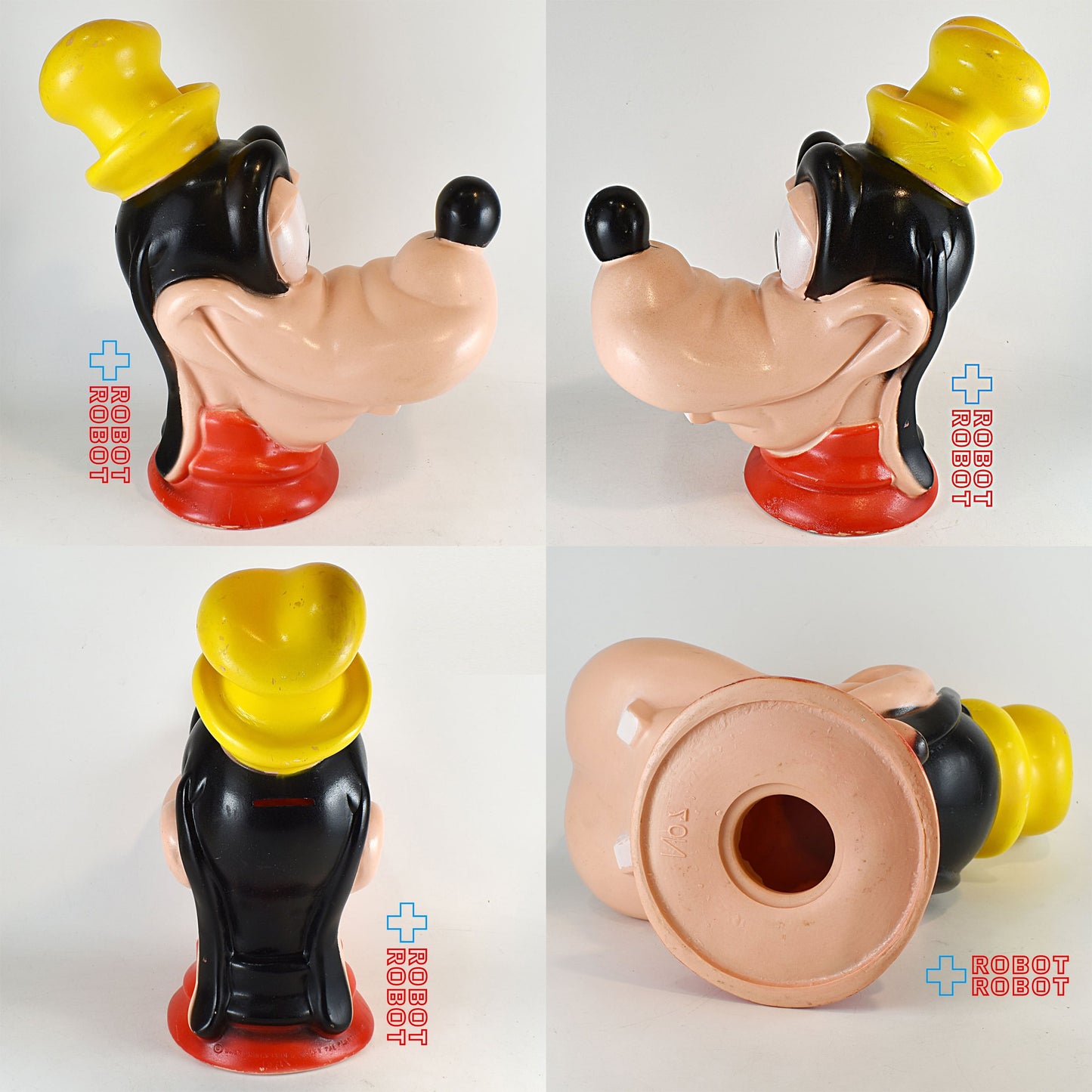 プレイパル ディズニー グーフィー ヘッド ソフビ貯金箱