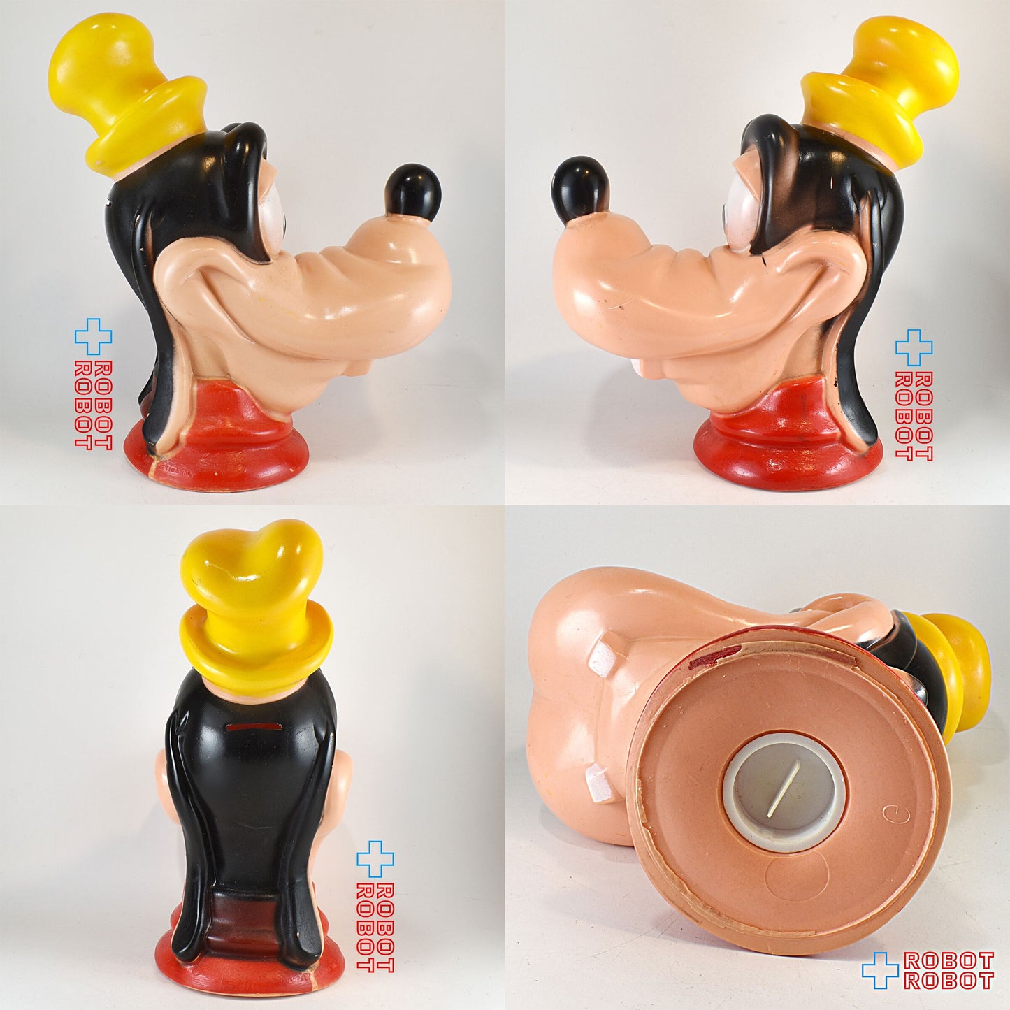 プレイパル ディズニー グーフィー ヘッド ソフビ貯金箱