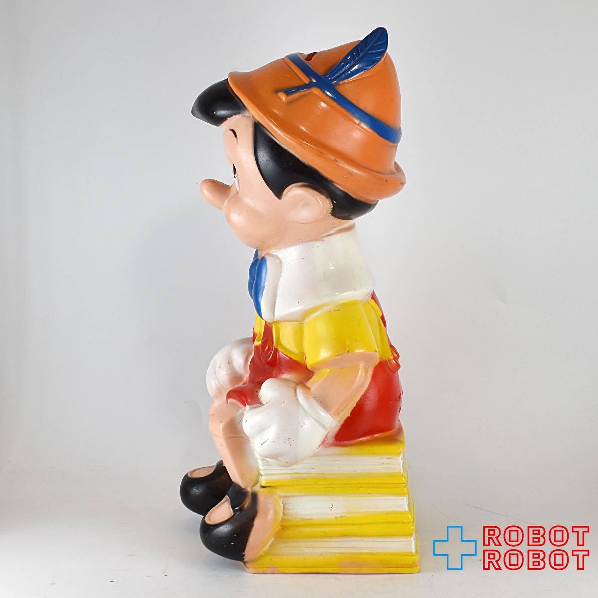 プレイパル社 ディズニー ピノキオ ラージ ソフビ貯金箱 バンク フィギュア