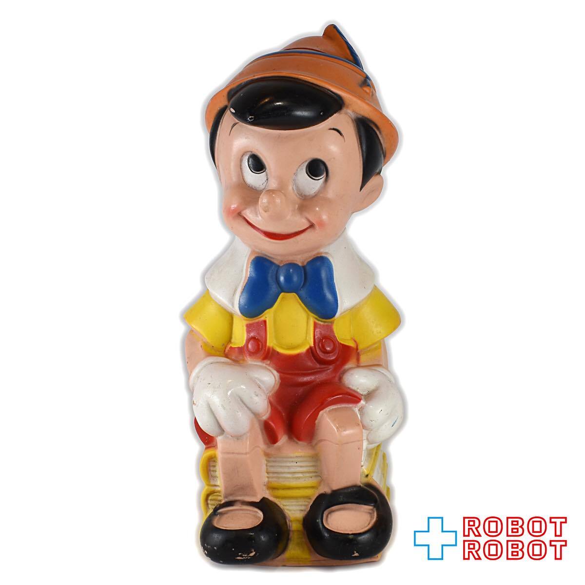 プレイパル社 ディズニー ピノキオ ラージ ソフビ貯金箱 バンク フィギュア