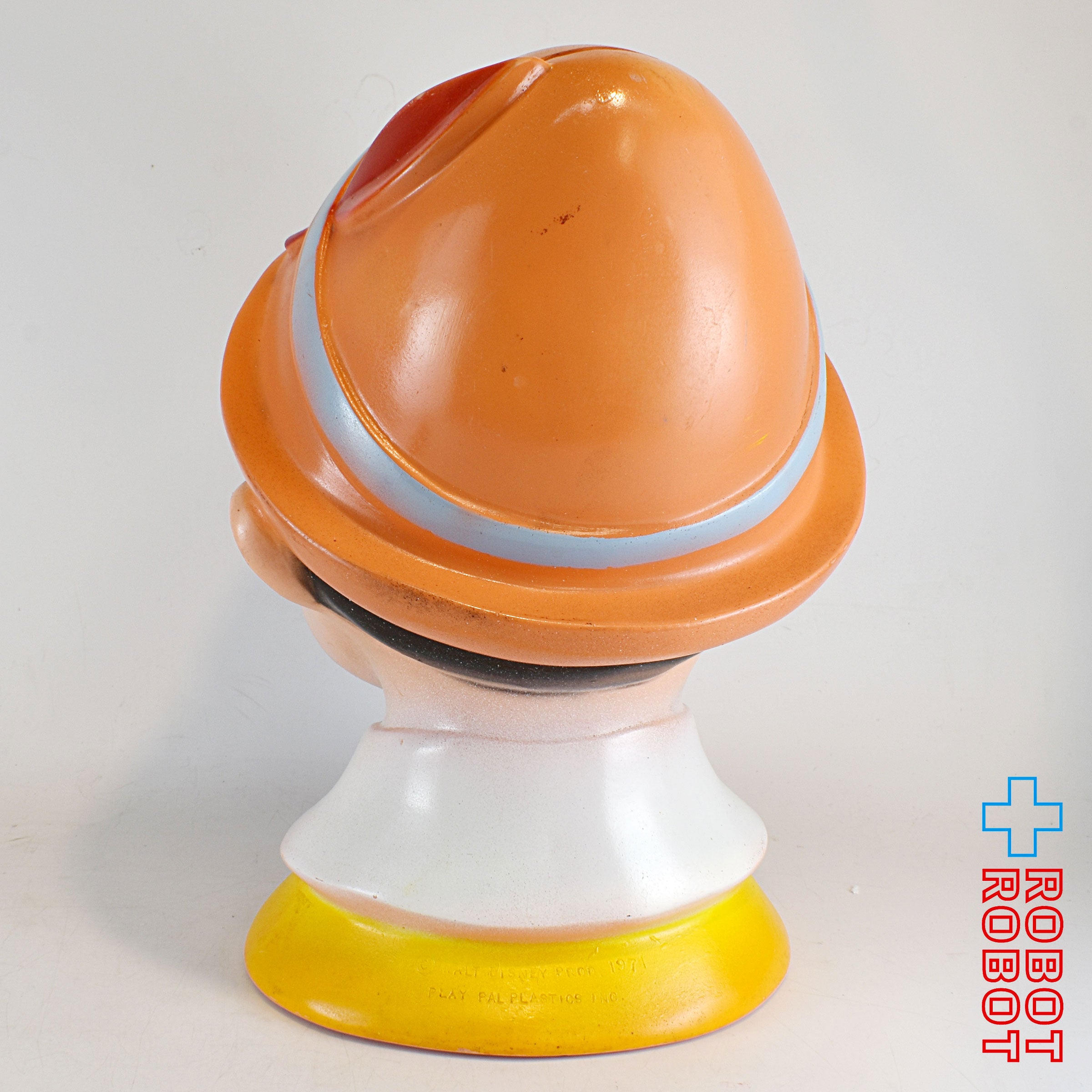 ピノキオ　貯金箱　アメトイ　ソフビ　ビンテージ　ディズニー　アメリカン雑貨 プレイパル ディズニー ピノキオ ヘッド ソフビ貯金箱 – ROBOTROBOT