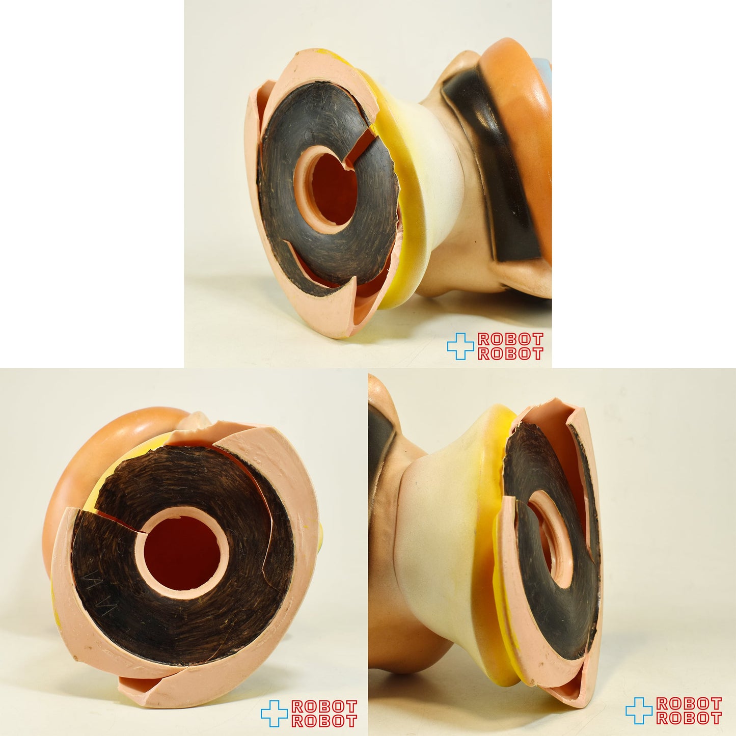 プレイパル ディズニー ピノキオ ヘッド ソフビ貯金箱 ※難有り