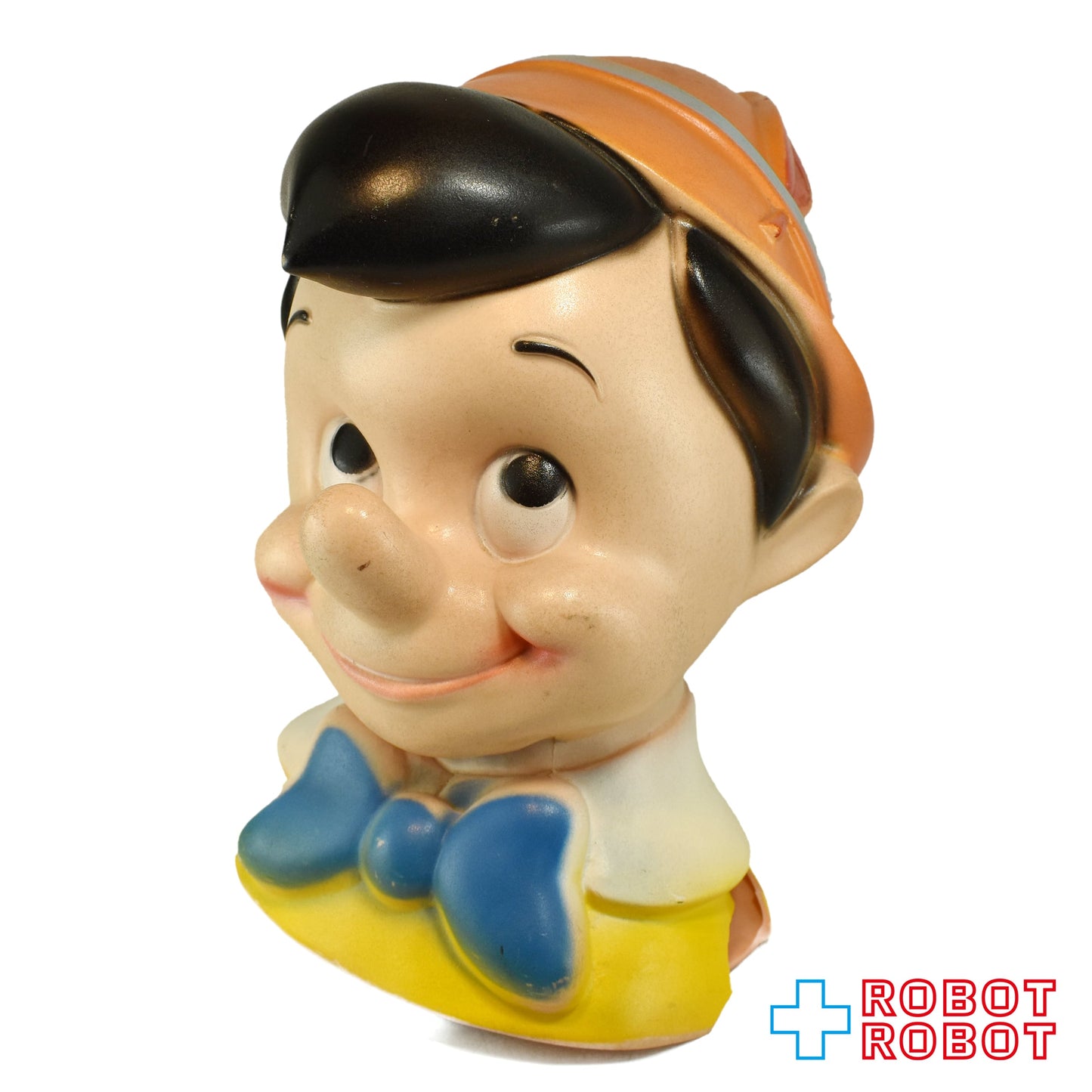 プレイパル ディズニー ピノキオ ヘッド ソフビ貯金箱 ※難有り