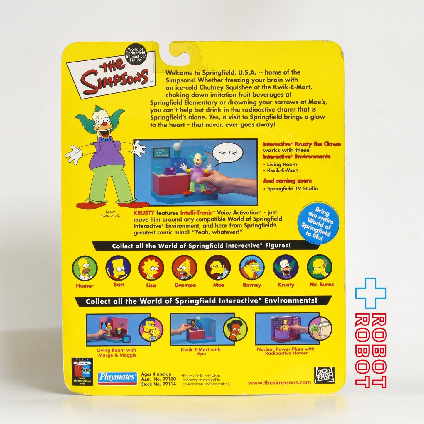 プレイメイツ シンプソンズ クラスティー アクションフィギュア 未開封