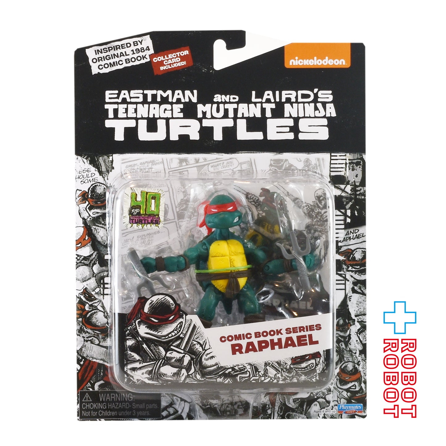 プレイメイツ タートルズ TMNT コミックブック シリーズ ラファエロ 4インチ アクションフィギュア 未開封