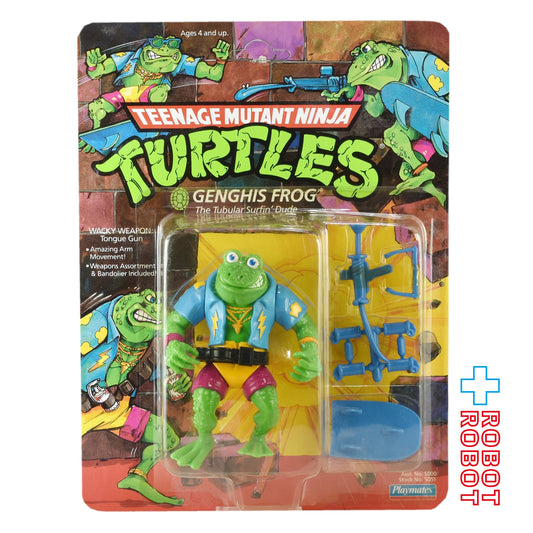 プレイメイツ ミュータント・タートルズ ジンギスフロッグ アクションフィギュア 1989 未開封