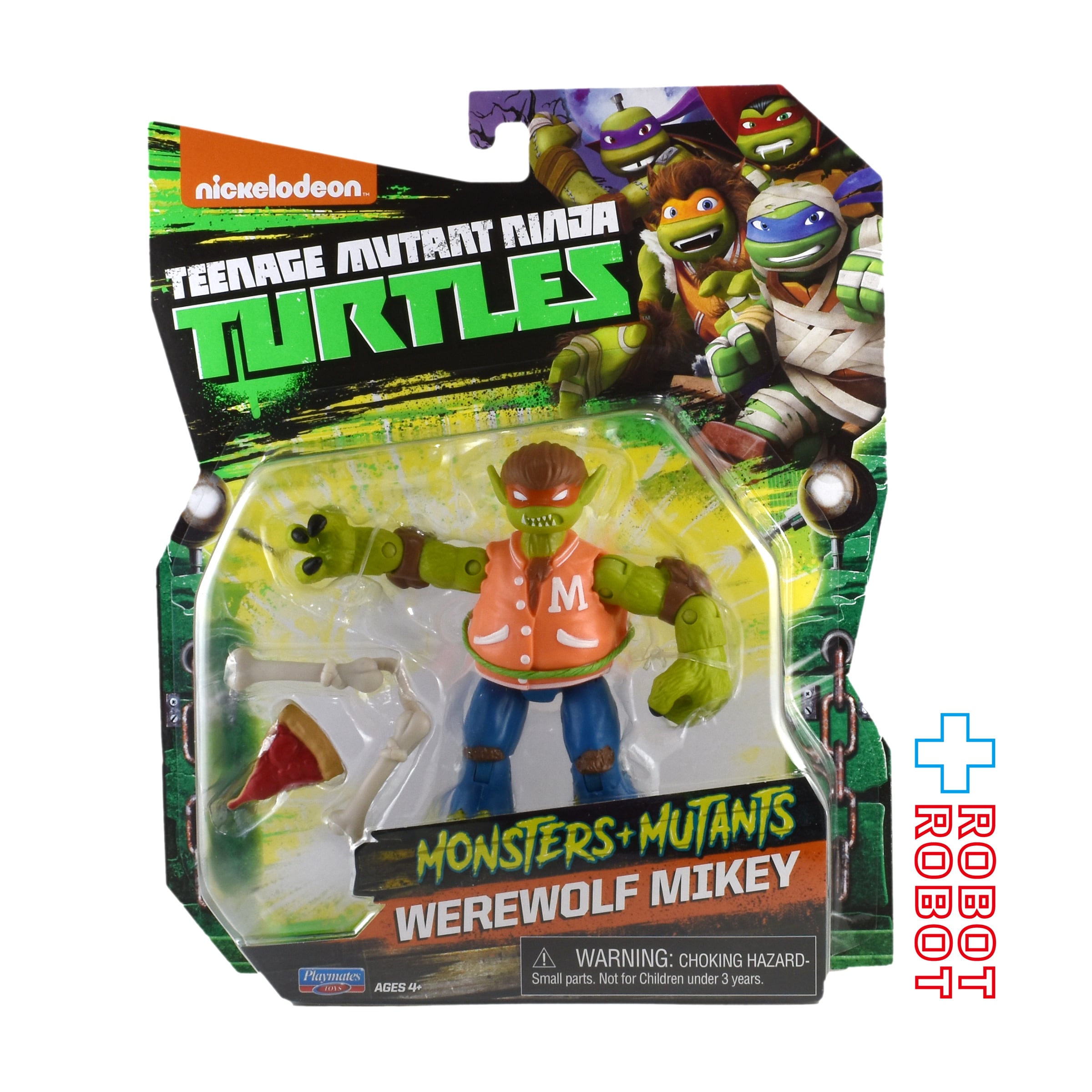 Werewolf Turtle プレイメイツ タートルズ TMNT モンスターズ + ミュータンツ ウェアウルフ マイキー ミケランジェロ 4インチ アクションフィギュア ...