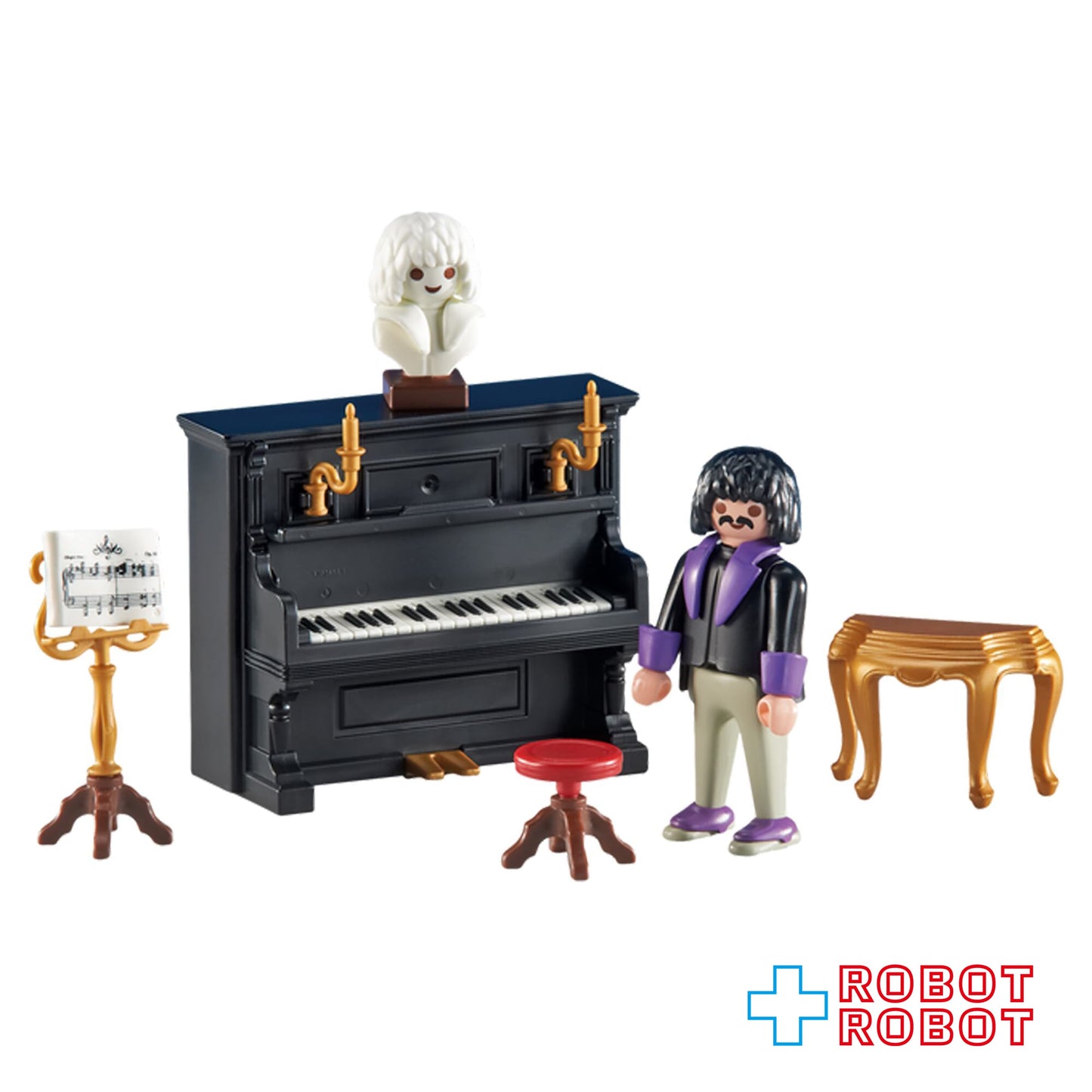 プレイモービル 6527 ピアニストと赤目のベートーベンの胸像 袋入未開封