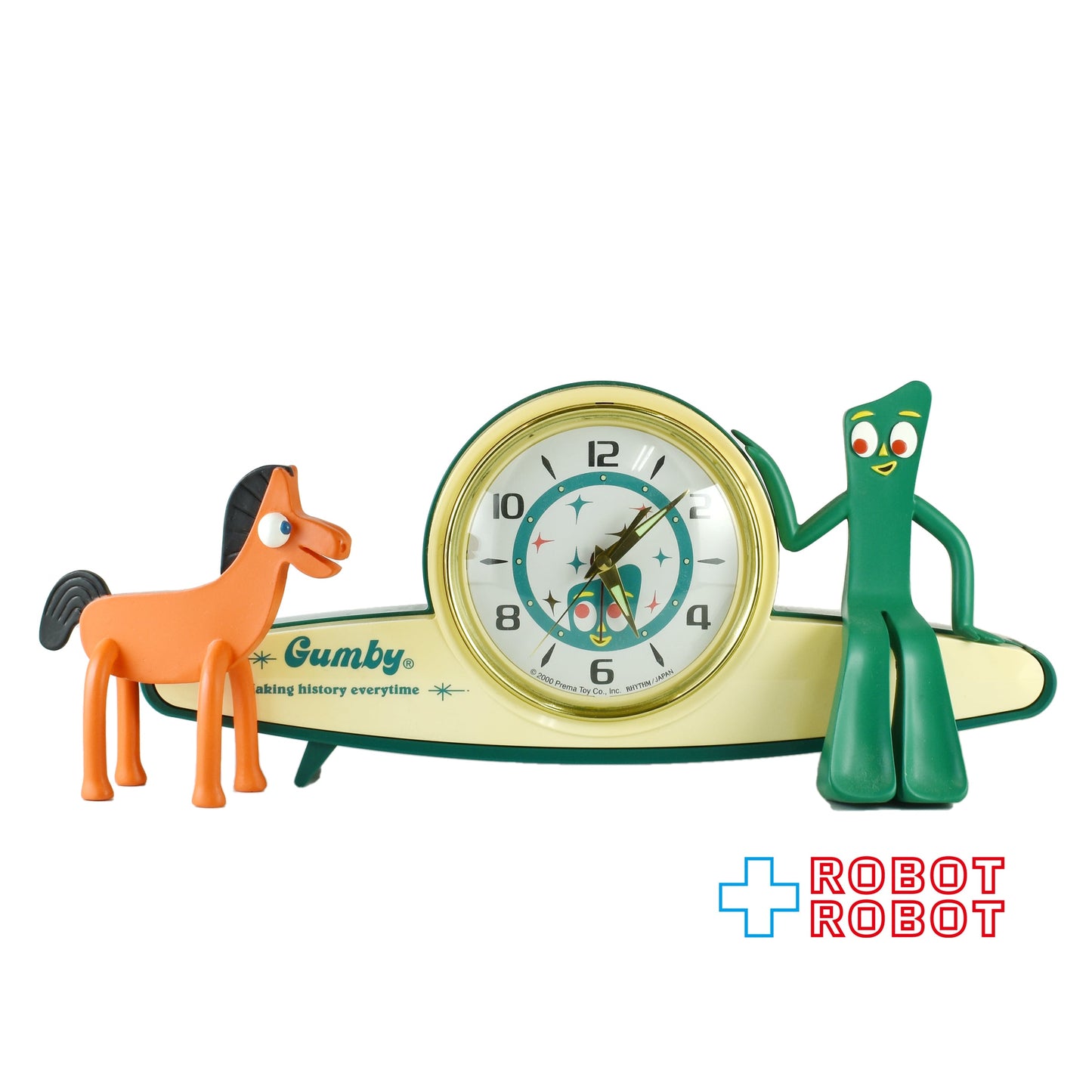 プレマトイ ガンビー 置き時計＆マスコット ガンビー＆ポーキー 2000 箱入