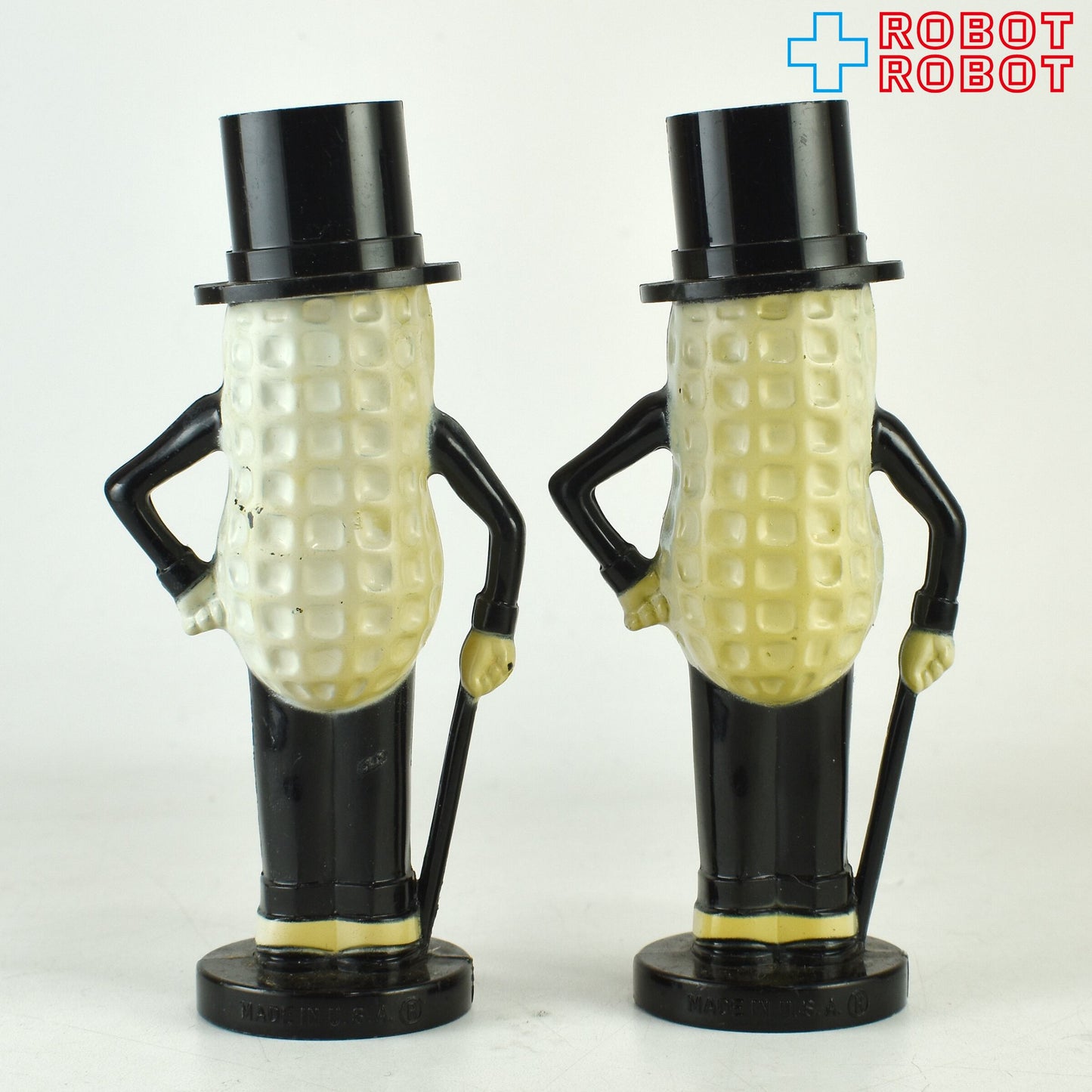 プランターズ ミスター・ピーナッツ プラスチック ソルト＆ペッパー メイドインUSA セット