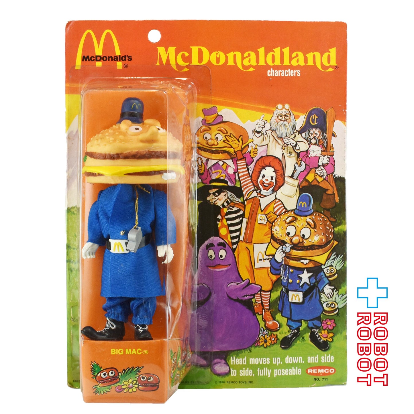 レムコ社 マクドナルドランド ビッグマックポリス フィギュア 1976 未開封