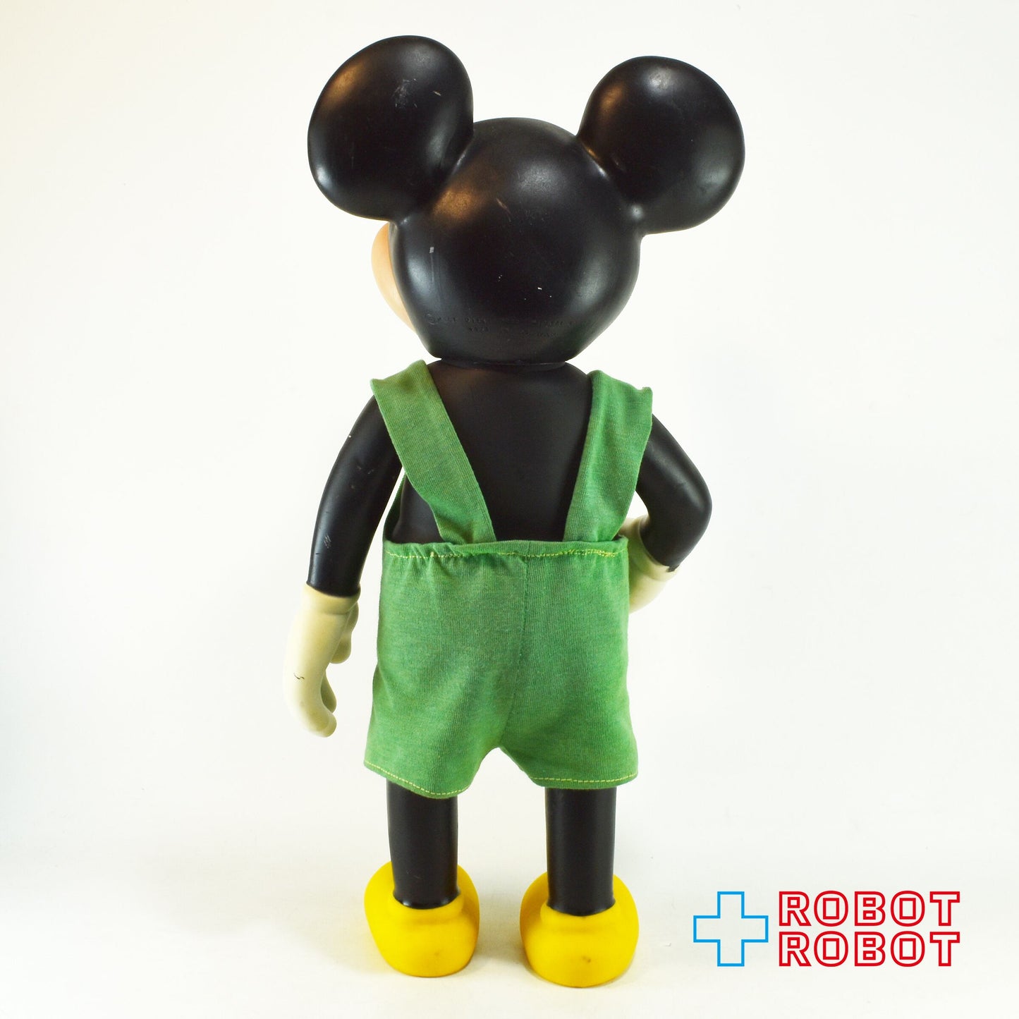 レムコ バースデイ・ミッキーマウス ビッグソフビドール 人形 緑 オーバーオール 1978