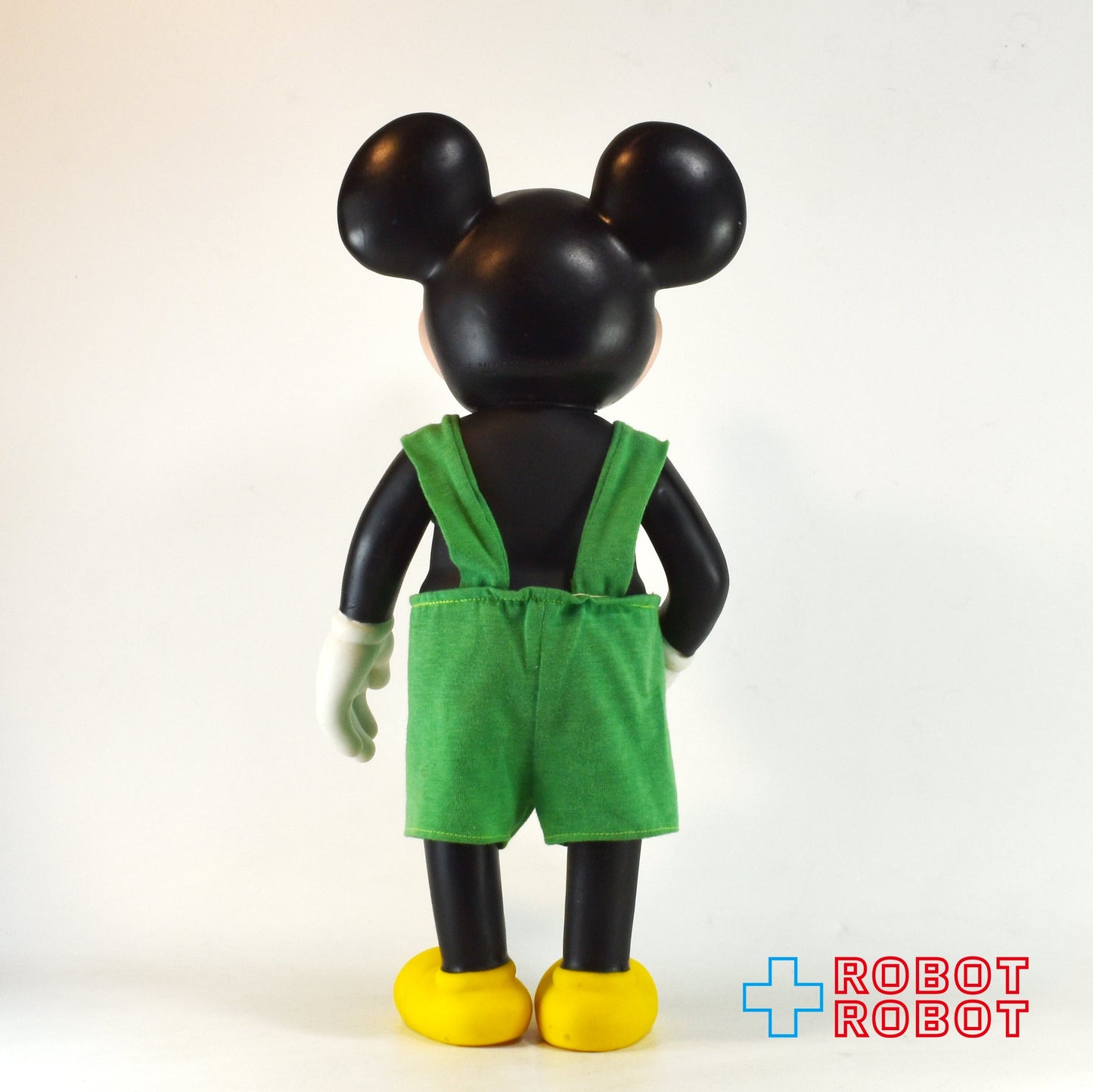 レムコ バースデイ・ミッキーマウス ビッグソフビドール 人形 緑 オーバーオール 1978