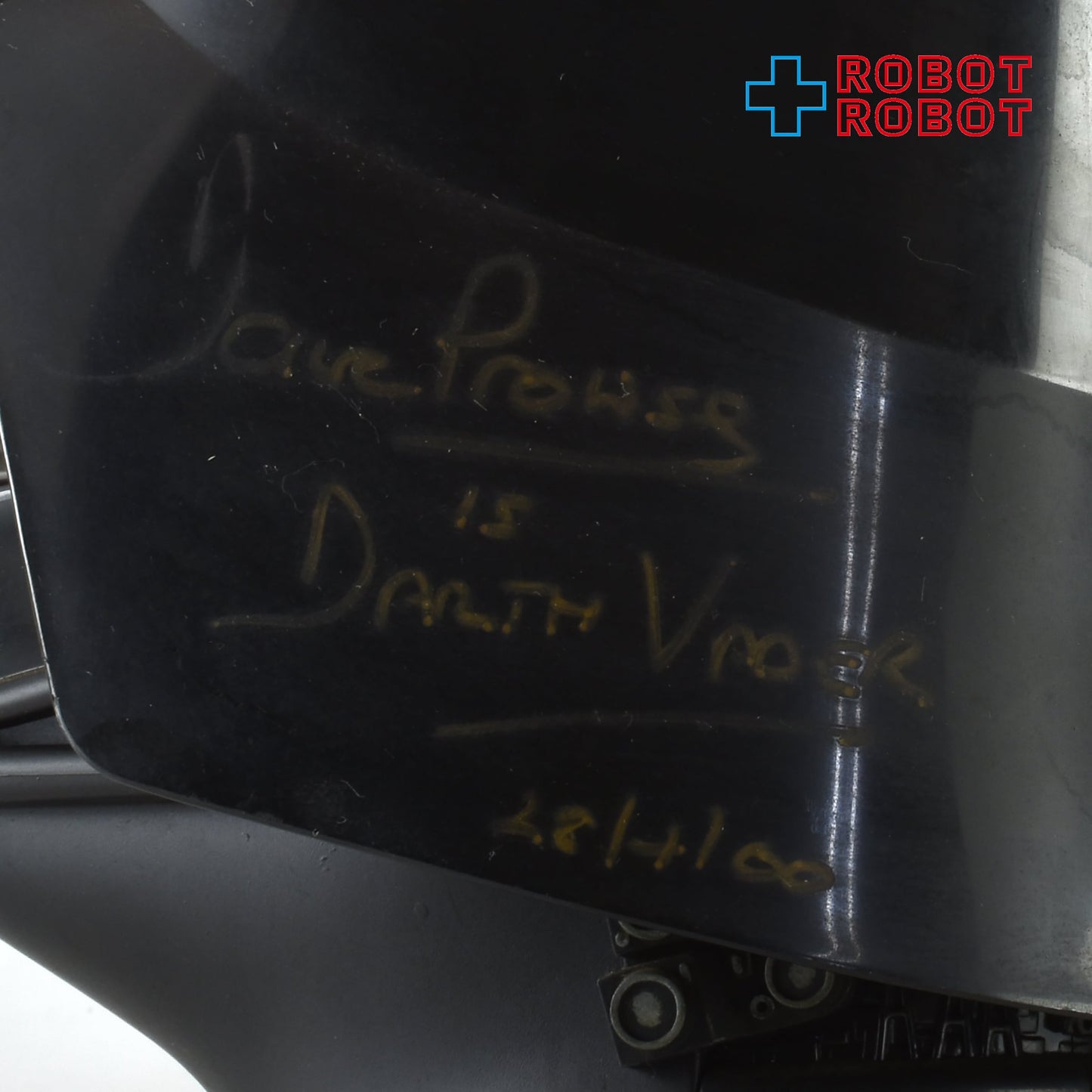 スター・ウォーズ ダース・ベイダー デビッド・プラウズのサイン入り ミニチュアヘルメット リッデル社1997 箱入