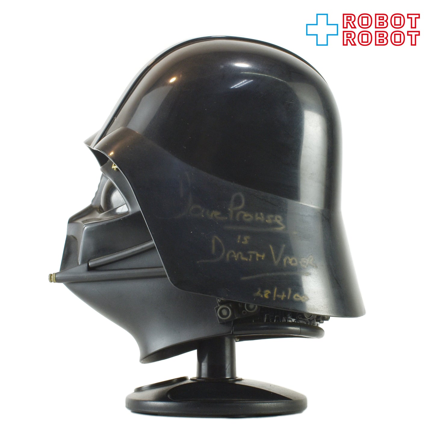 スター・ウォーズ ダース・ベイダー デビッド・プラウズのサイン入り ミニチュアヘルメット リッデル社1997 箱入