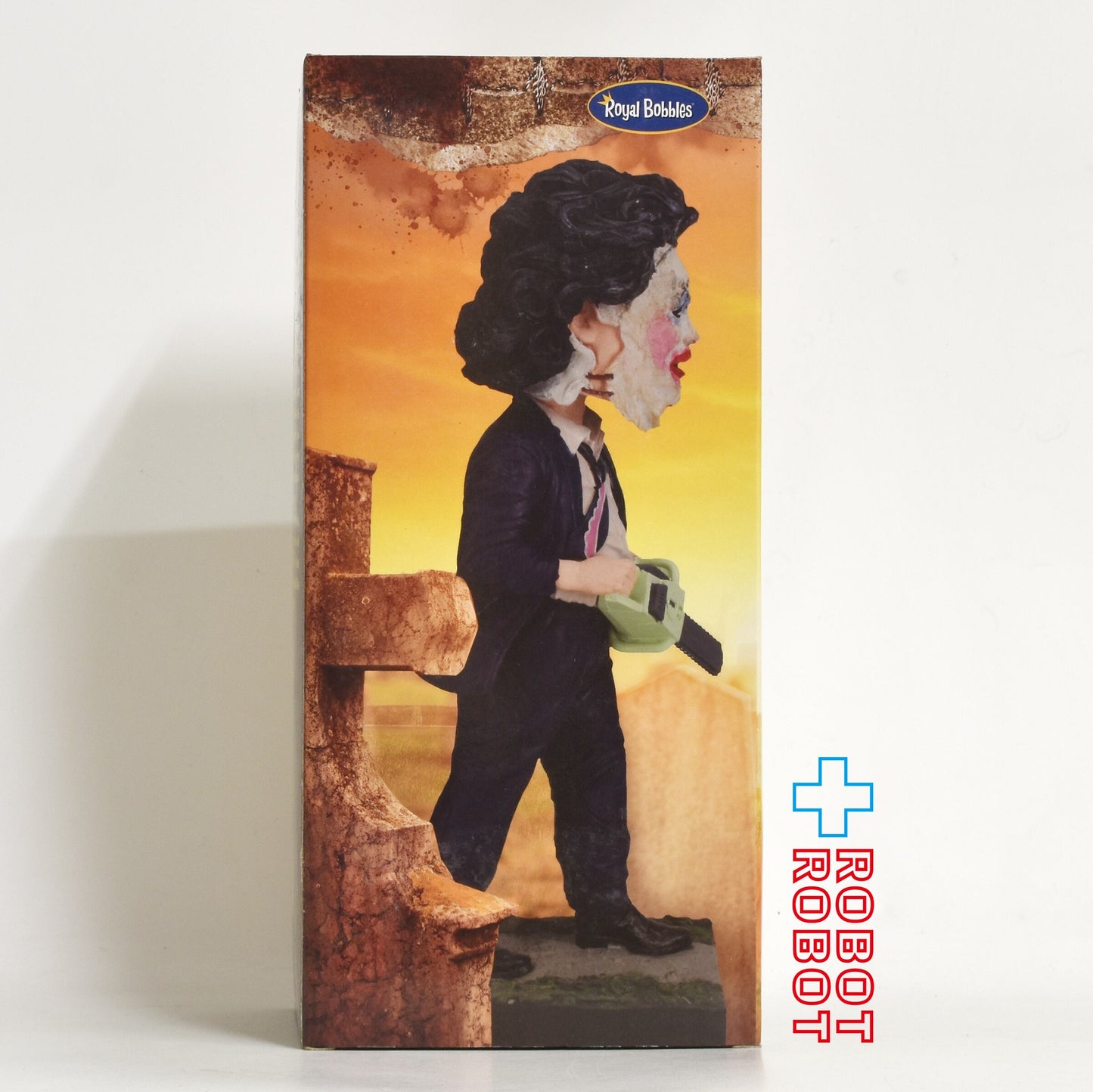 悪魔のいけにえ テキサスチェーンソー レザーフェイス プリティーウーマンマスク ボブルヘッド フィギュア 未開封