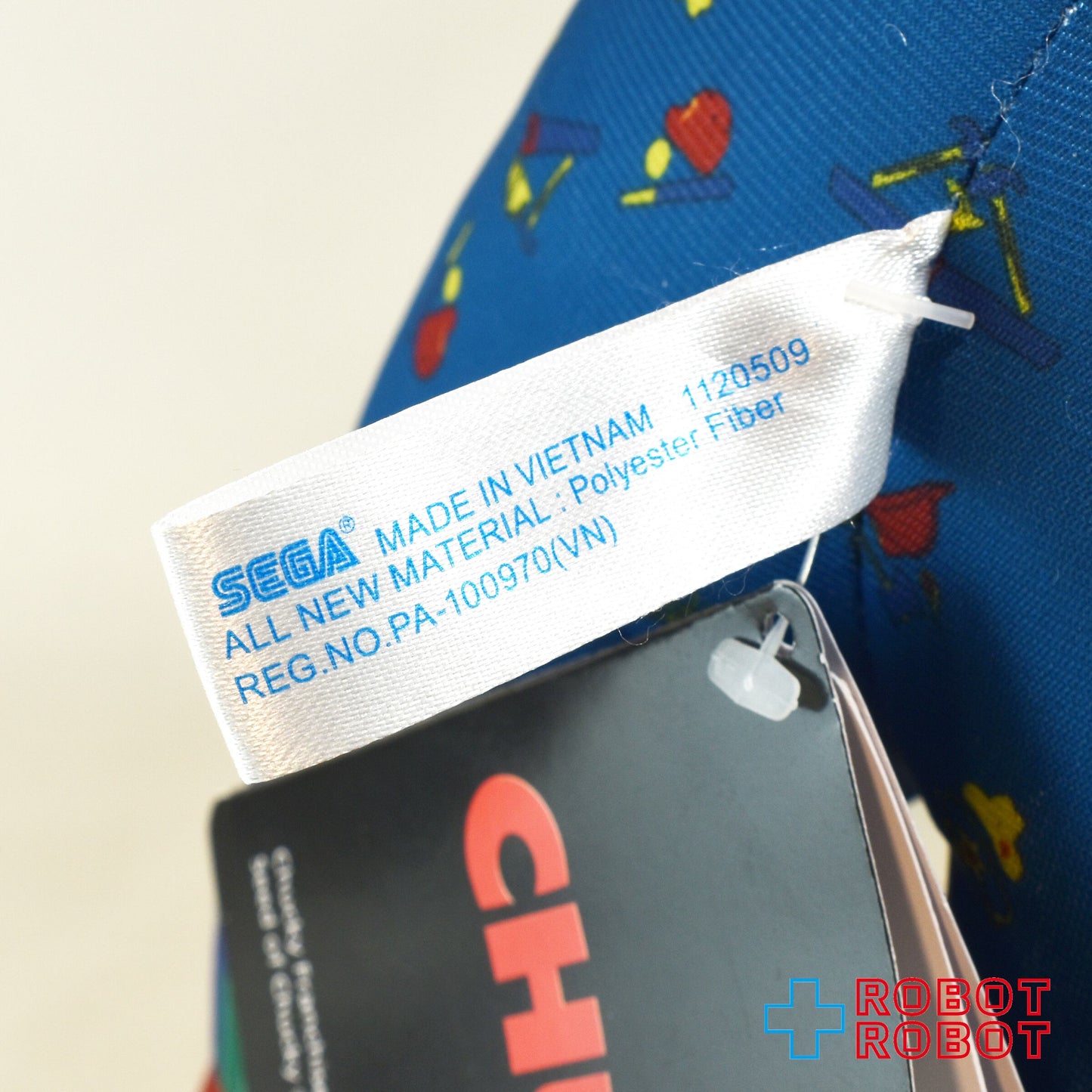 SEGA セガ チャイルド・プレイ チャッキー B. ナイフ Lぬいぐるみ リアルフェイス 紙タグ付