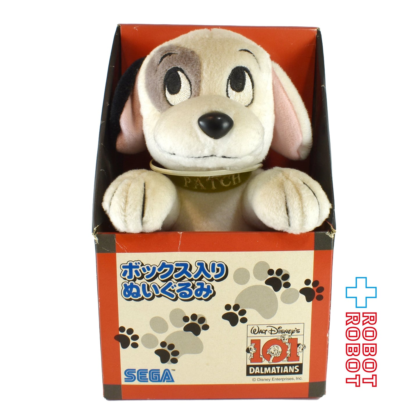 セガ ディズニー 101匹わんちゃん パッチ ボックス入りぬいぐるみ人形 1998