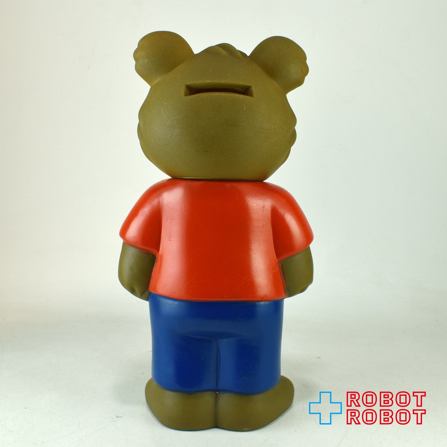 レストラン ショーニーズ クマのソフビ貯金箱