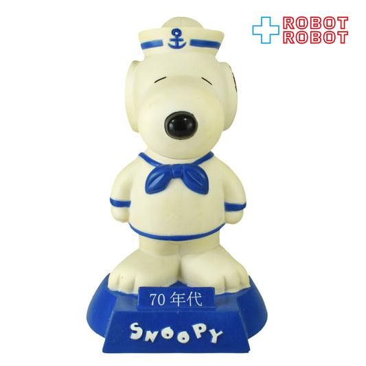スヌーピー 水兵 海兵隊 プラスチック貯金箱  1970年代
