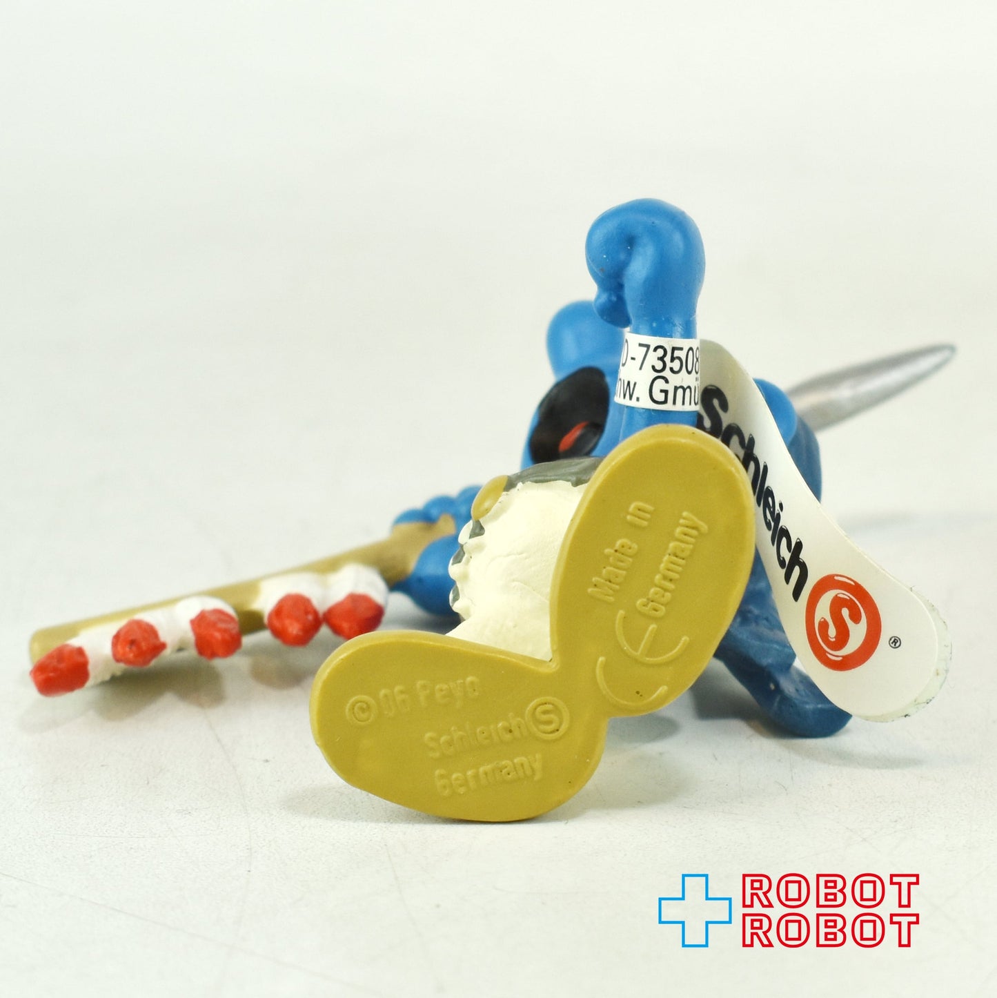 スマーフ ネイティブアメリカン インディアン スピア 槍 #20550 PVC フィギュア ドイツ 紙タグ付