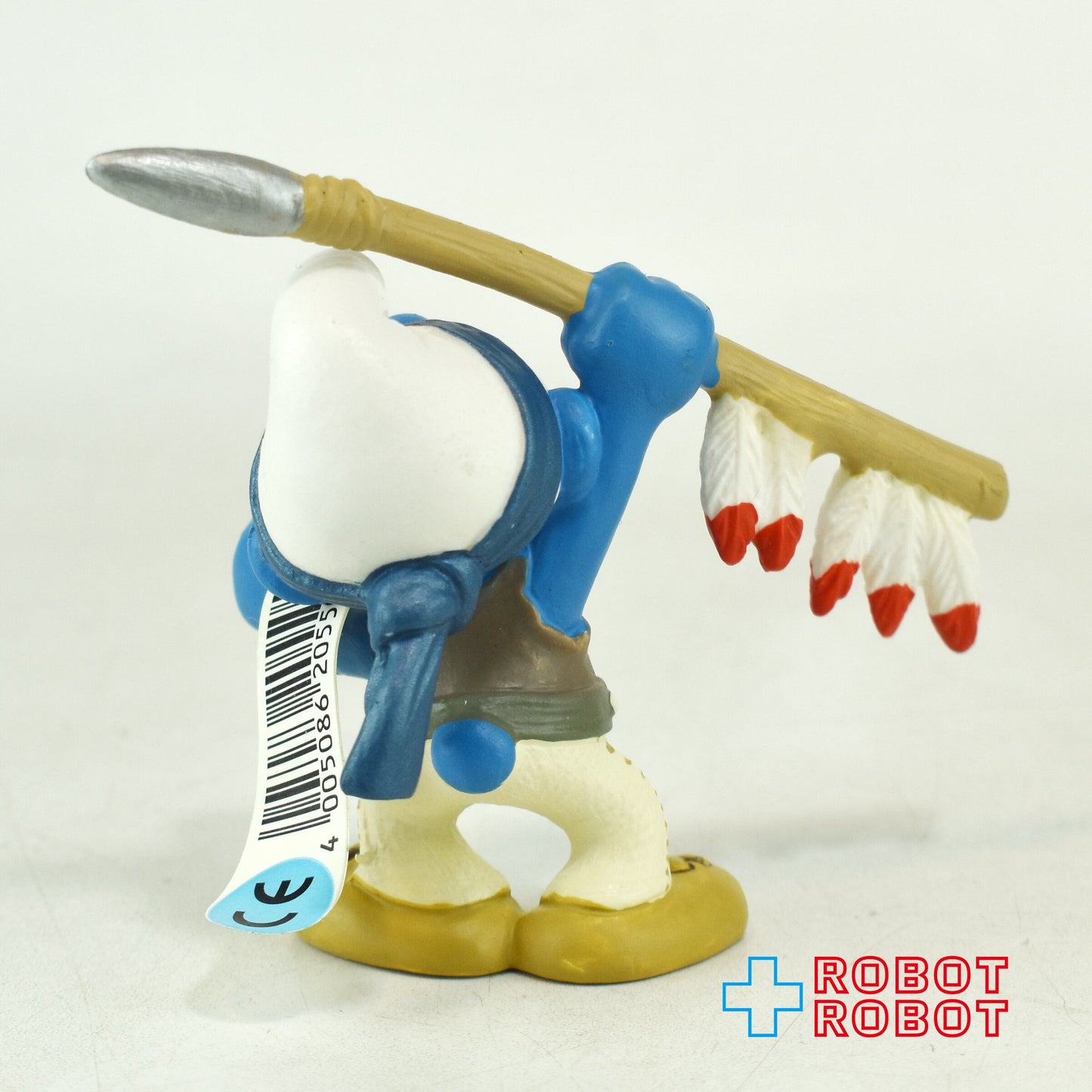 スマーフ ネイティブアメリカン インディアン スピア 槍 #20550 PVC フィギュア ドイツ 紙タグ付