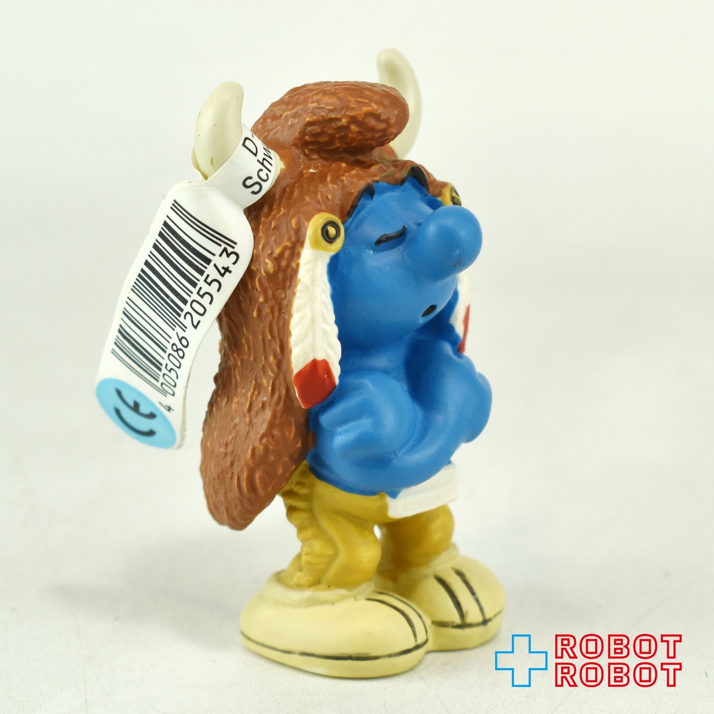 スマーフ ネイティブアメリカン インディアン メディシンマン 祈祷師 #20554 PVC フィギュア ドイツ 紙タグ付