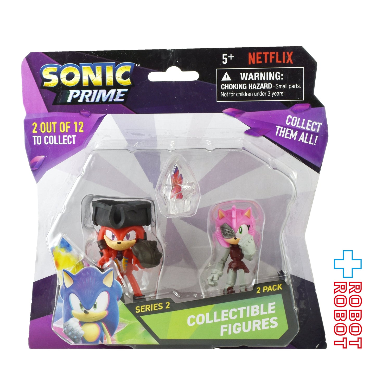 セガ ソニックプライム コレクティブルフィギュア 2パック ナックルズ & エミー 未開封