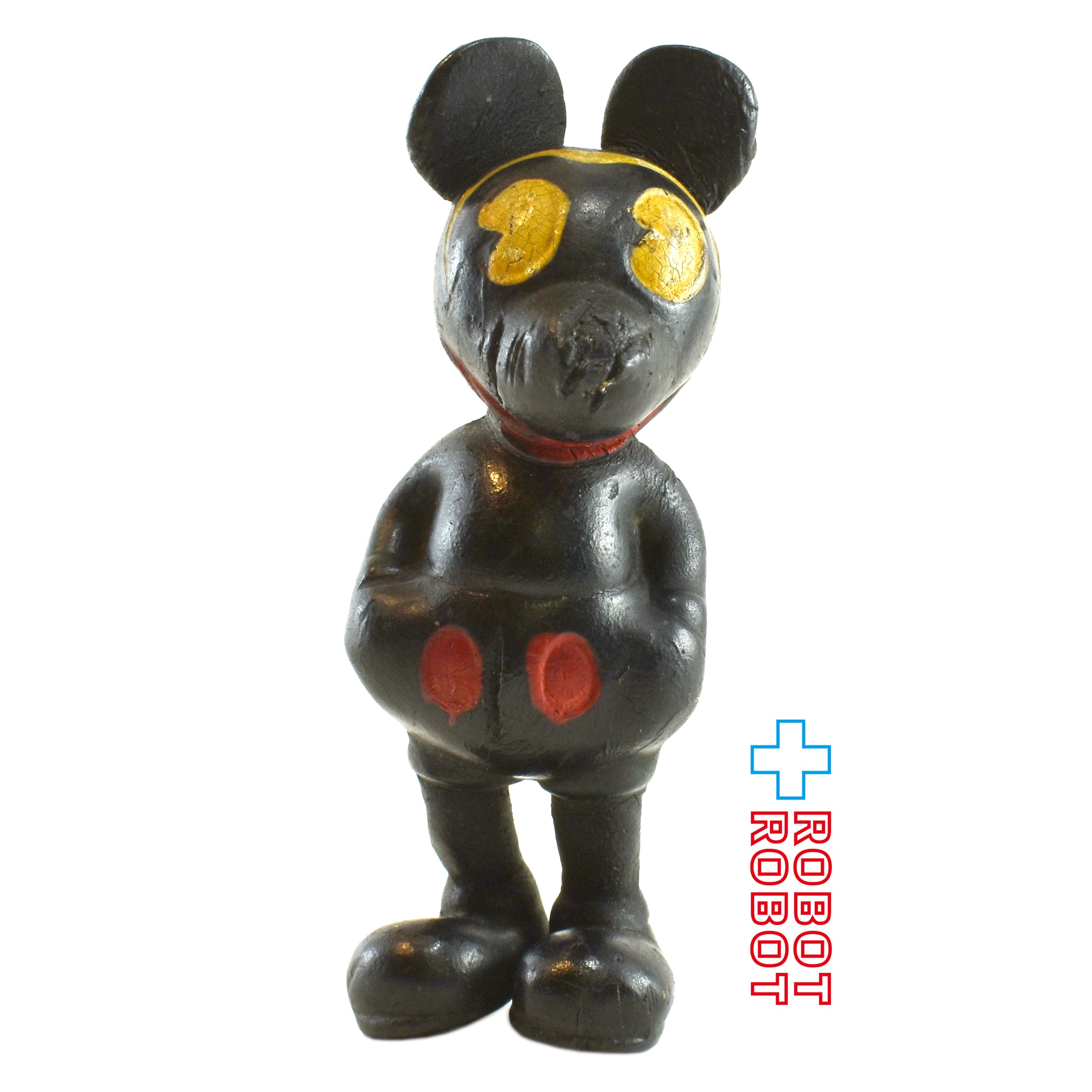 Seiberling社 ミッキーマウス ラテックス製フィギュア 黒 1930 Seiberling社 ミッキーマウス ラテックス製フィギュア 黒 1930