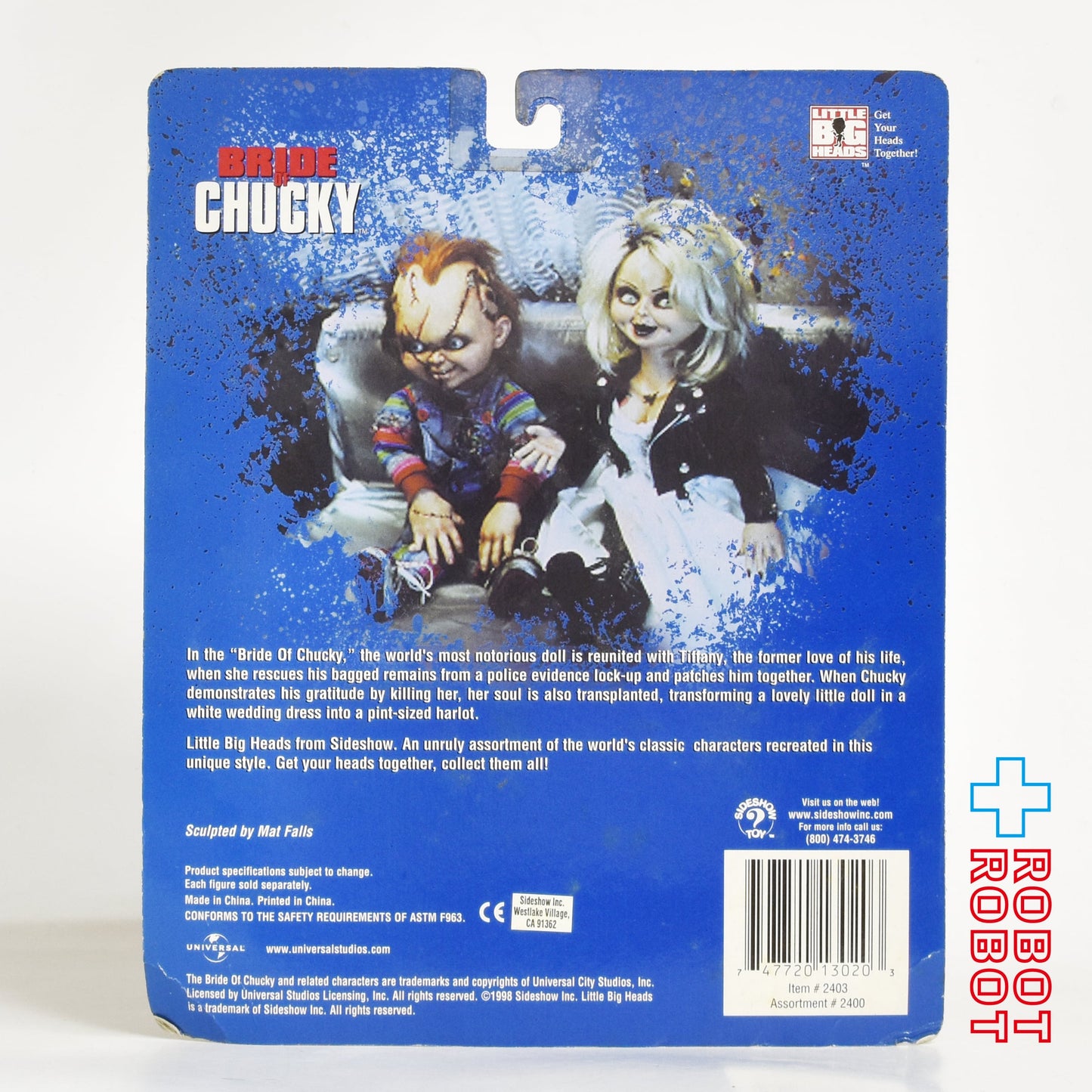 サイドショウ チャッキーの花嫁 リトルビッグヘッド 2体セット