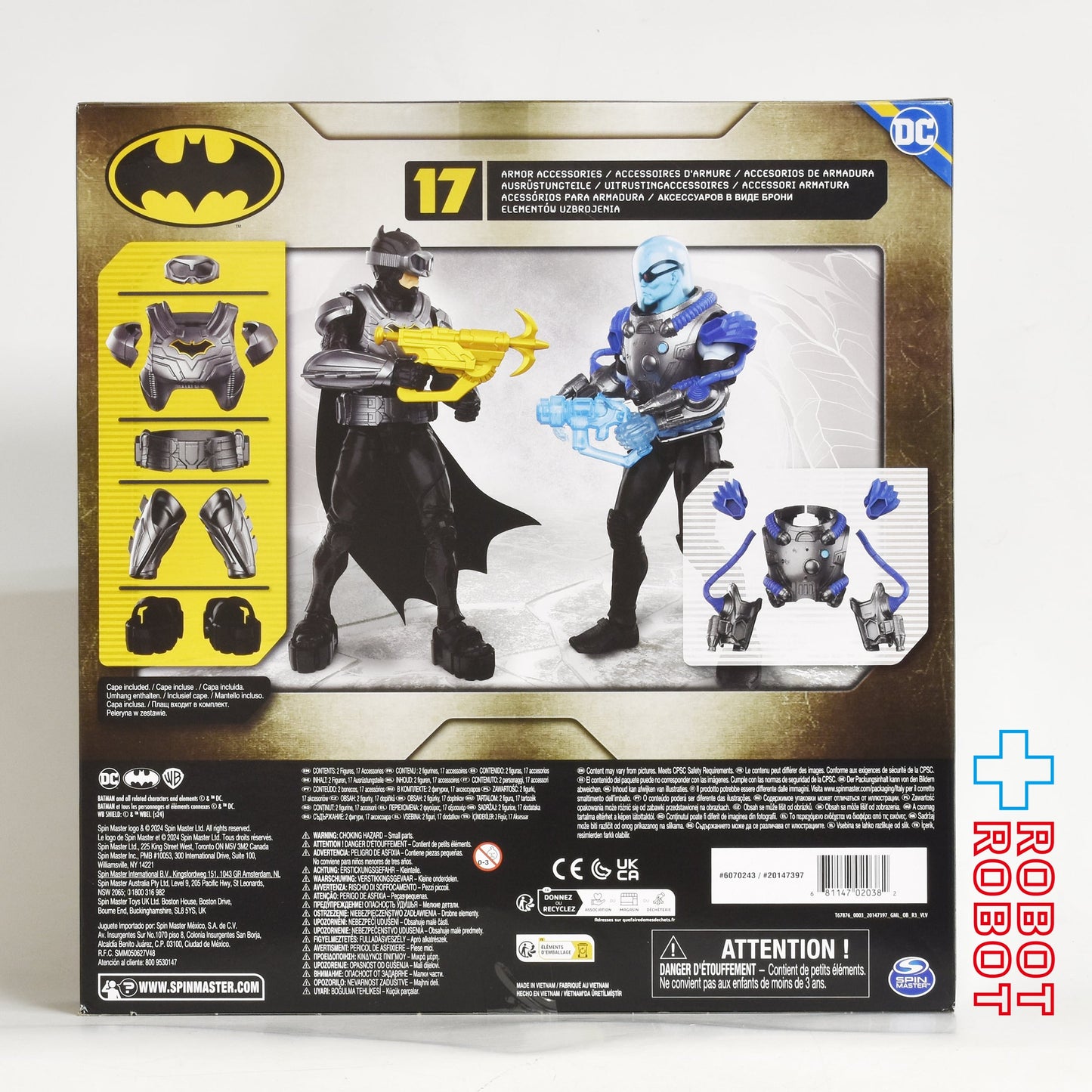 スピンマスター DC バットマンアドベンチャーズ バットマン vs ミスター・フリーズ バトルパック アクションフィギュア 未開封