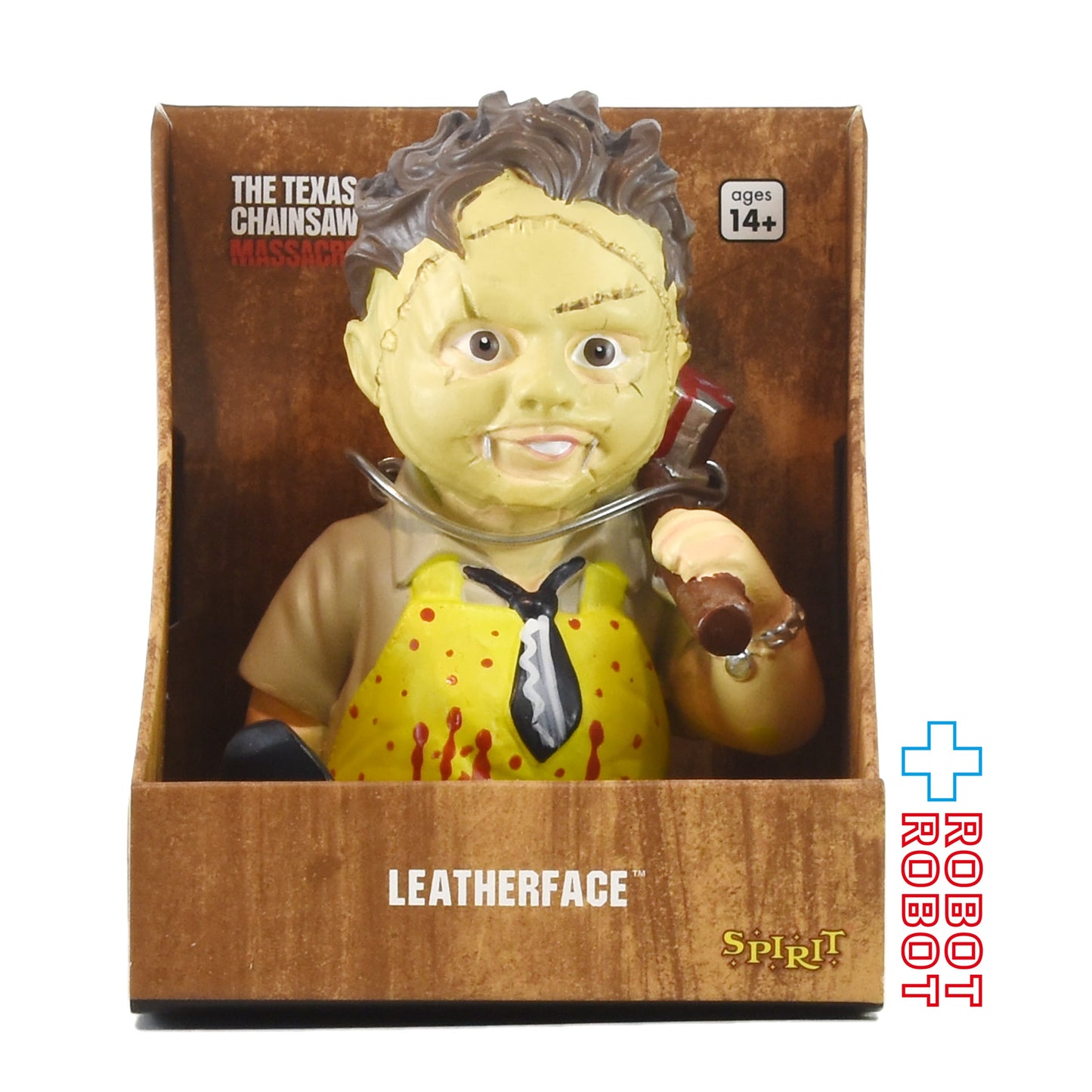 スピリットハロウィン社 ミニ ホラーベイビーズ 悪魔のいけにえ レザーフェイス スタティック プロップ フィギュア 箱入